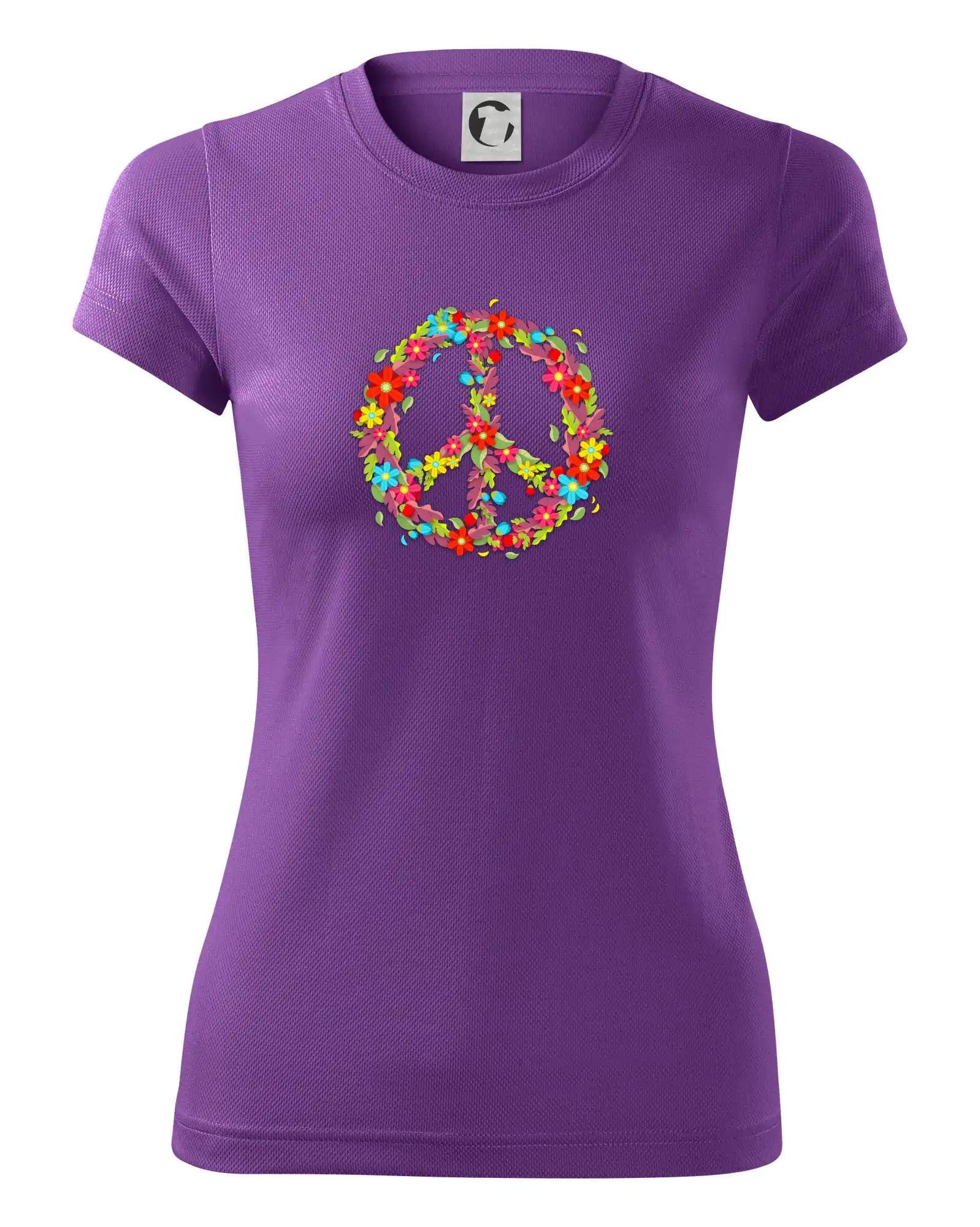 Peace symbol červené květiny