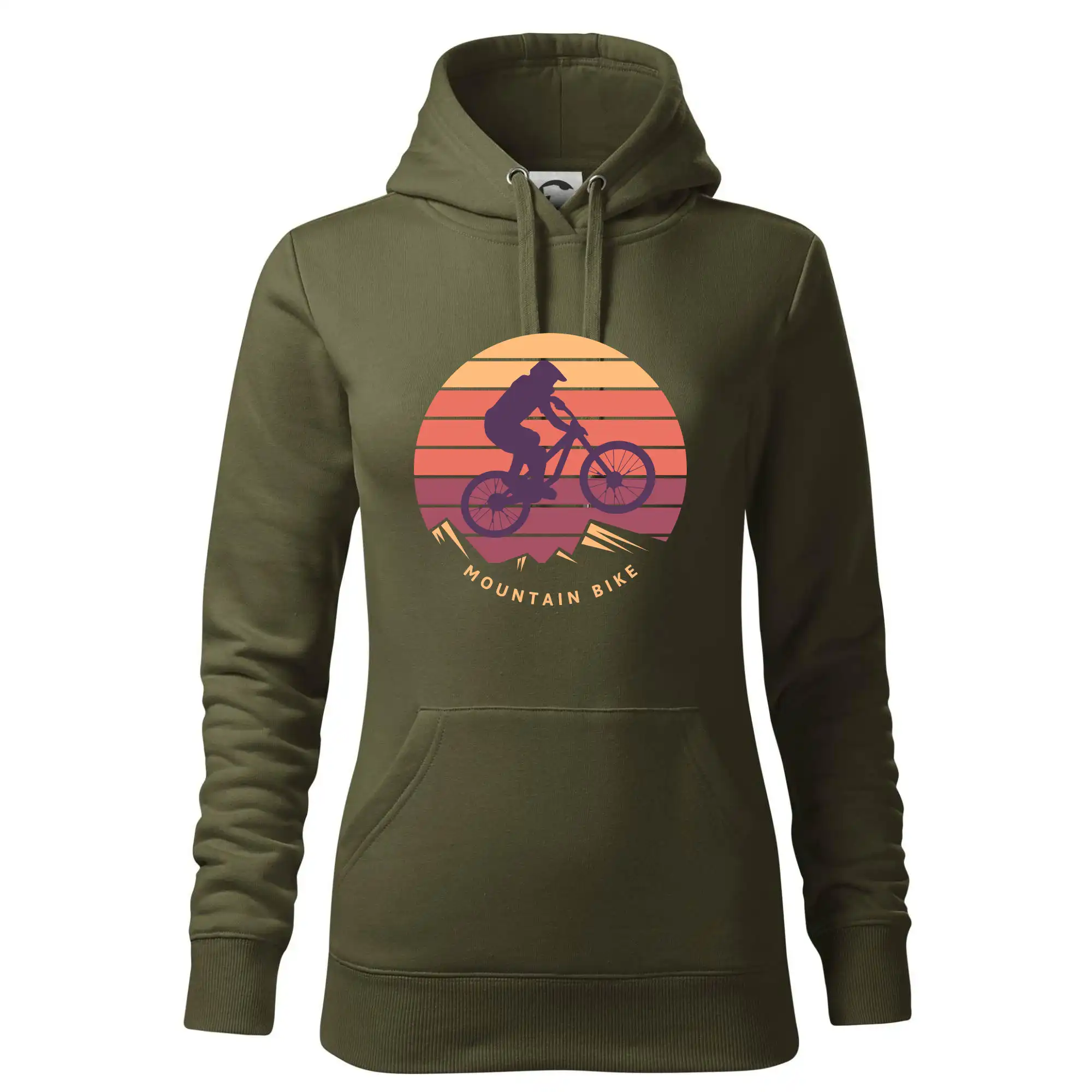 MTB barevné kolo západ slunce