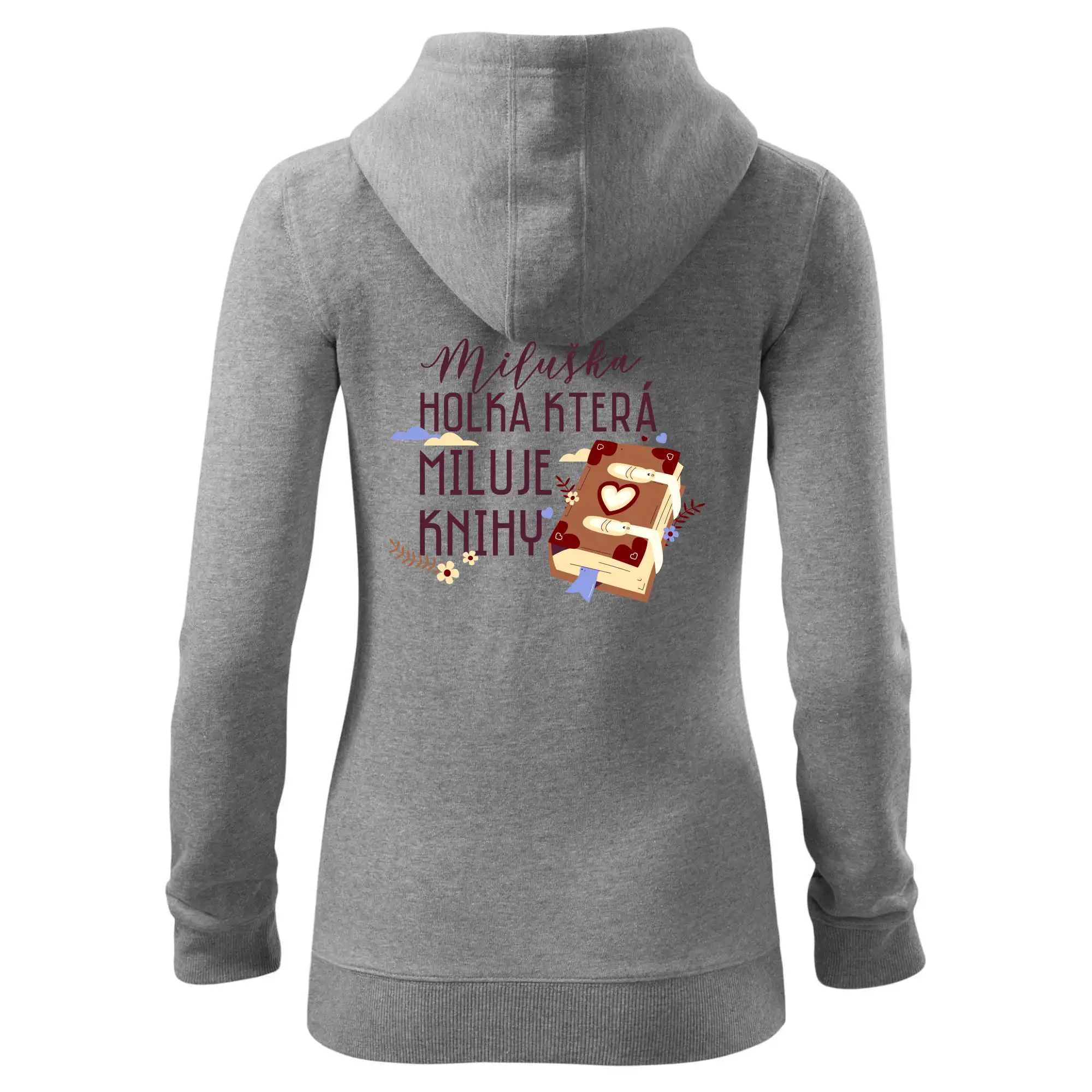 Kniha - Holka, která miluje knihy -  Vaše jméno