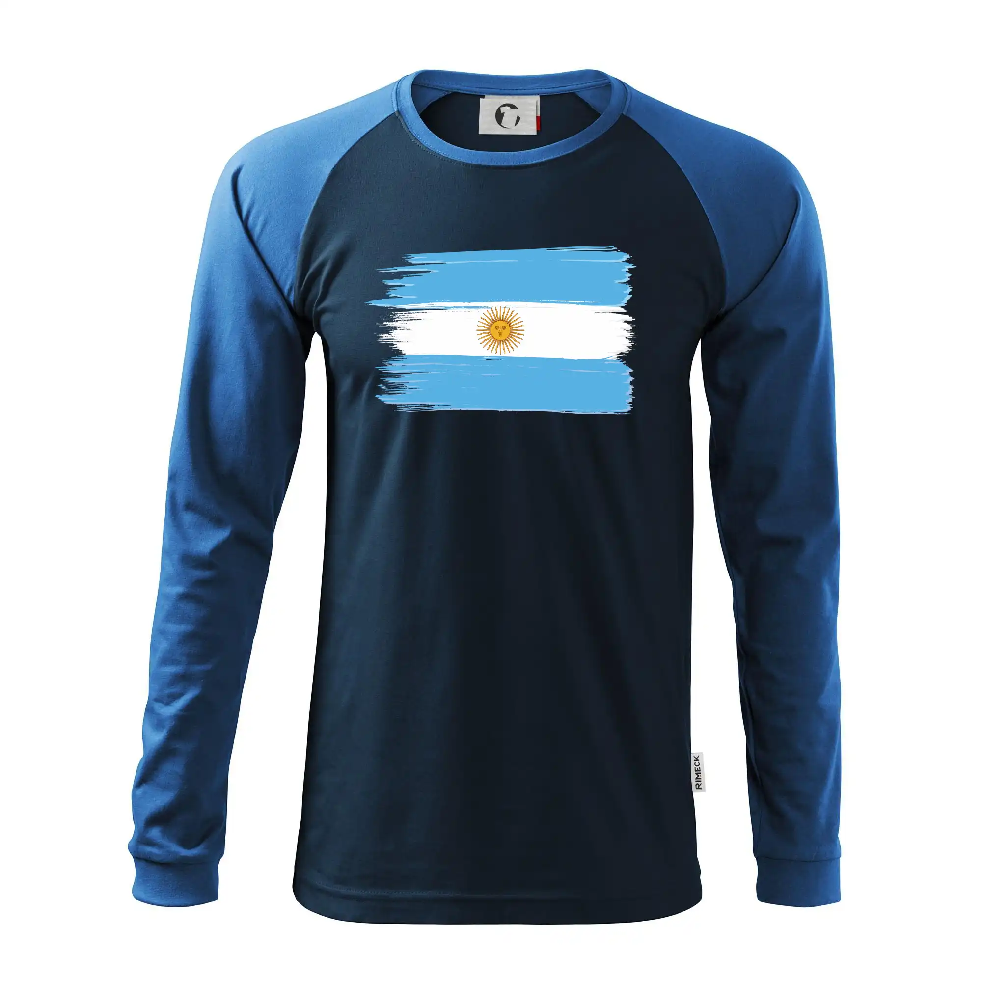 Argentina vlajka kreslená štětkou