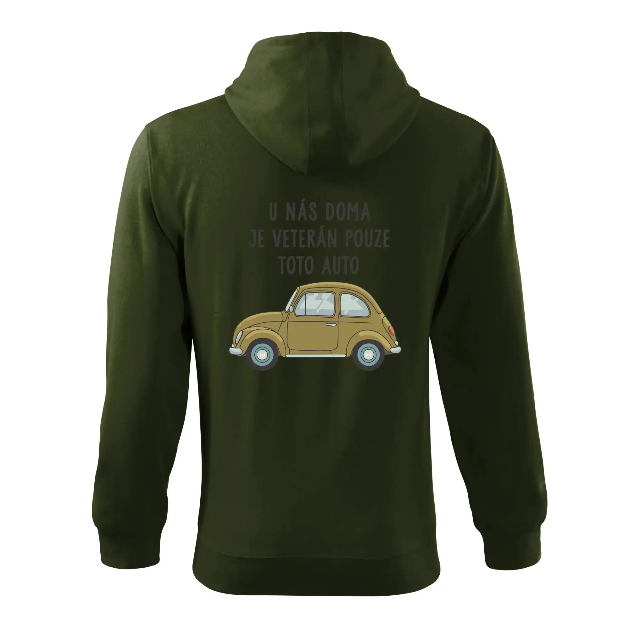 U nás doma je veterán pouze toto auto zelené