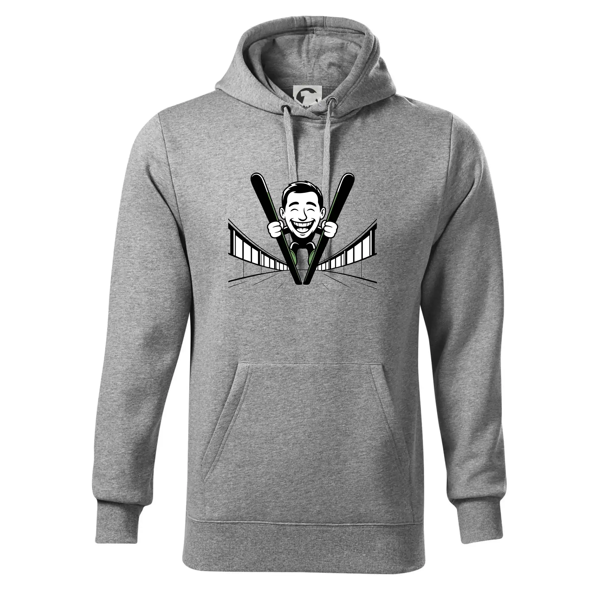 Vysmátý kreslený skokan