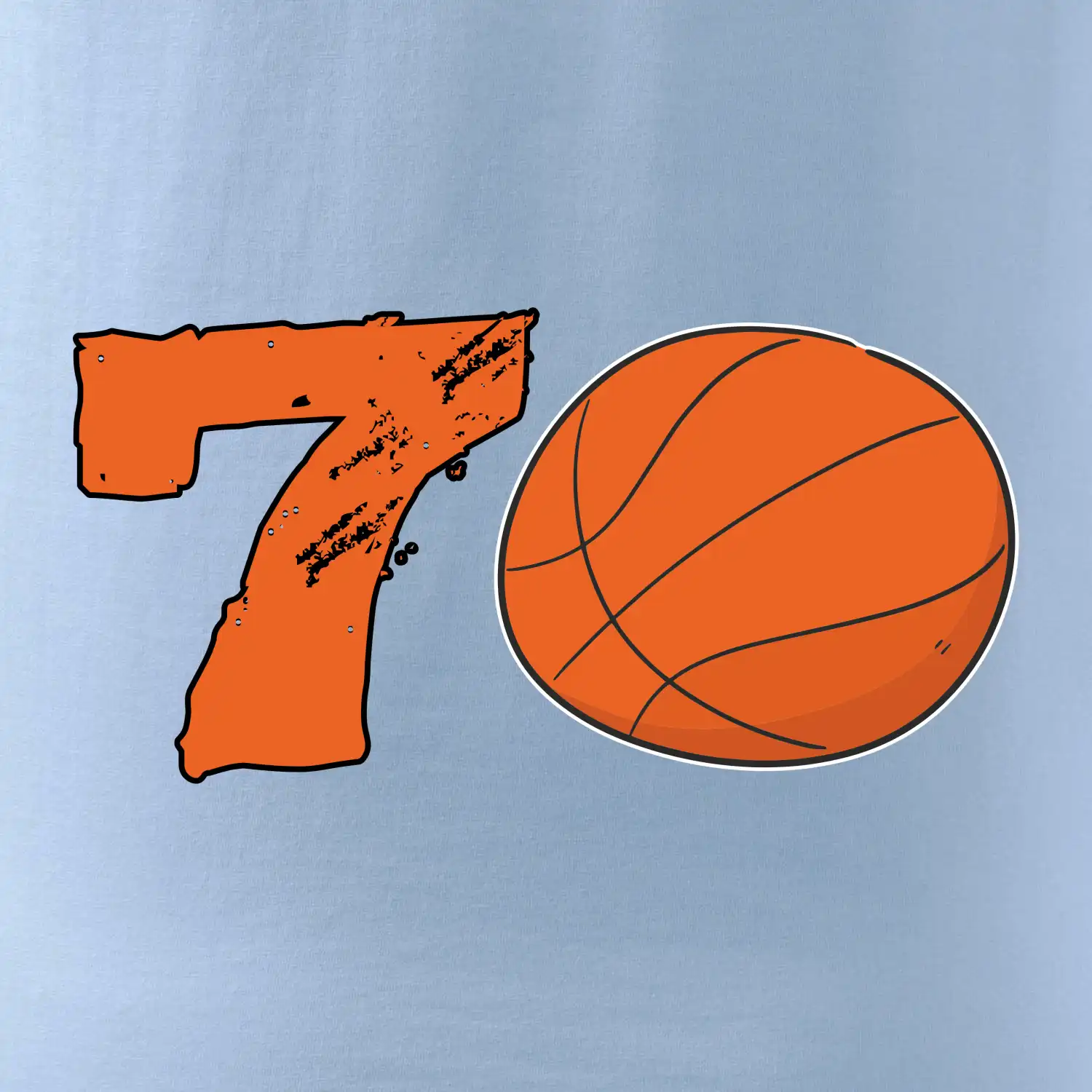 Basketball kulaté narozeniny 70