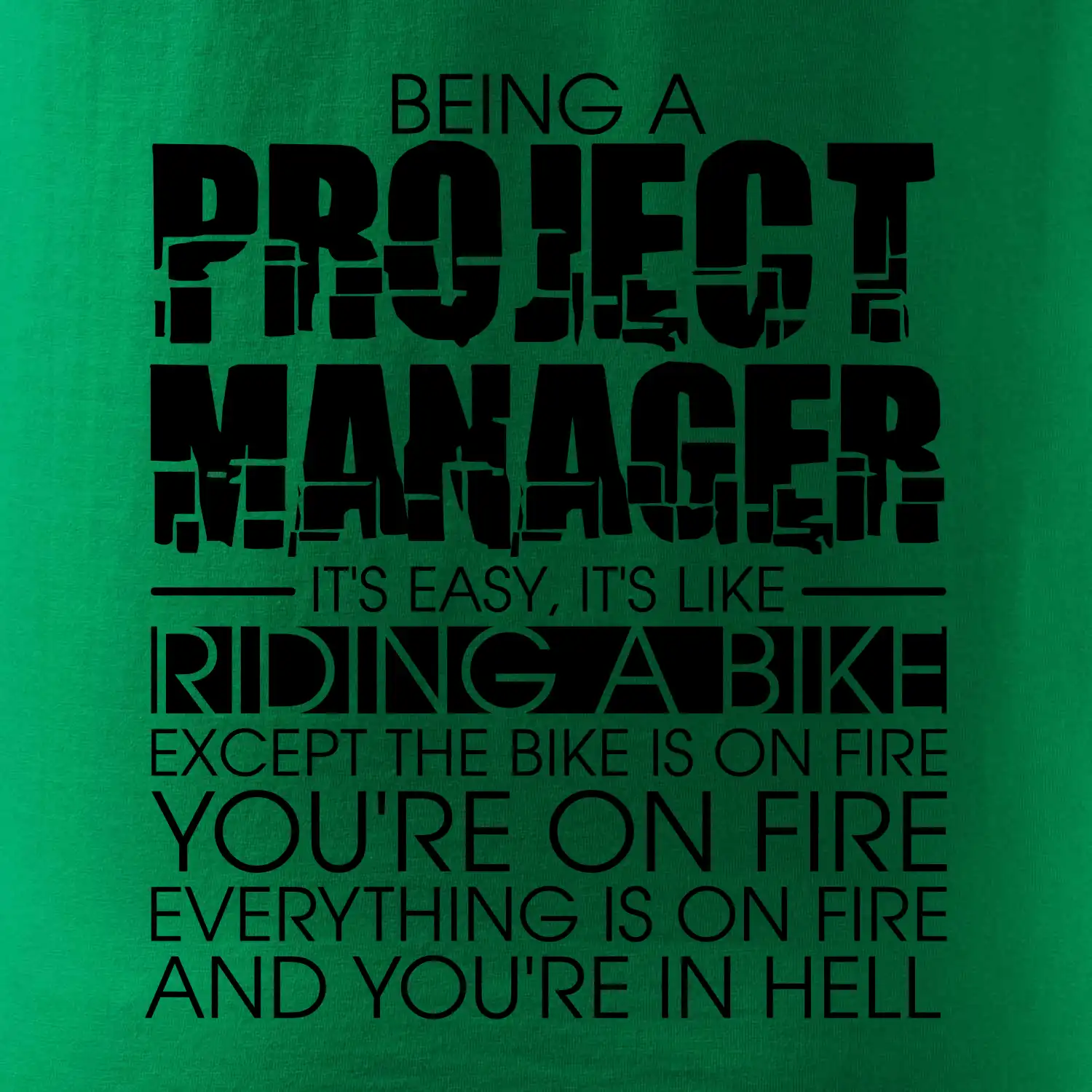 Being A Project Manager - bike