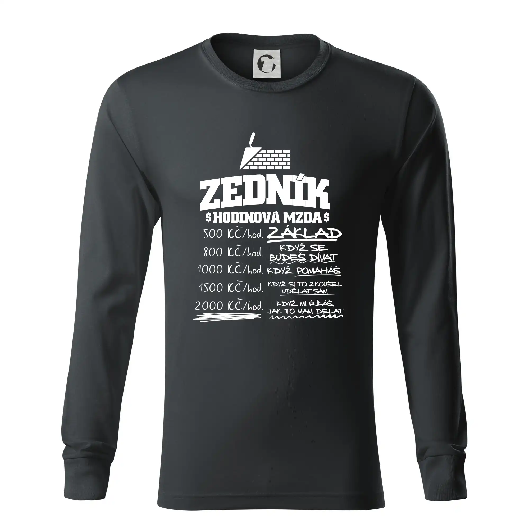 Hodinová mzda zedník