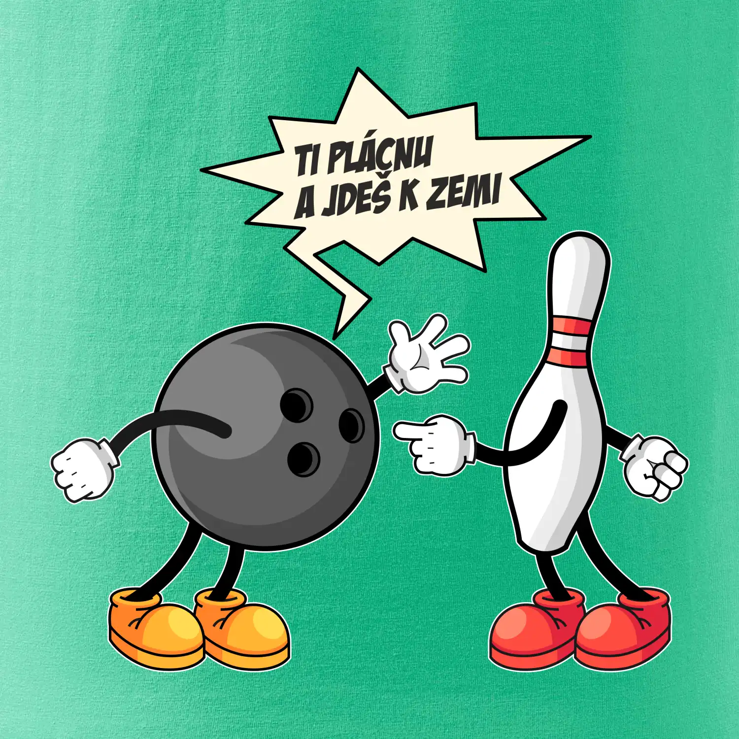 Ti jednu plácnu a jdeš k zemi