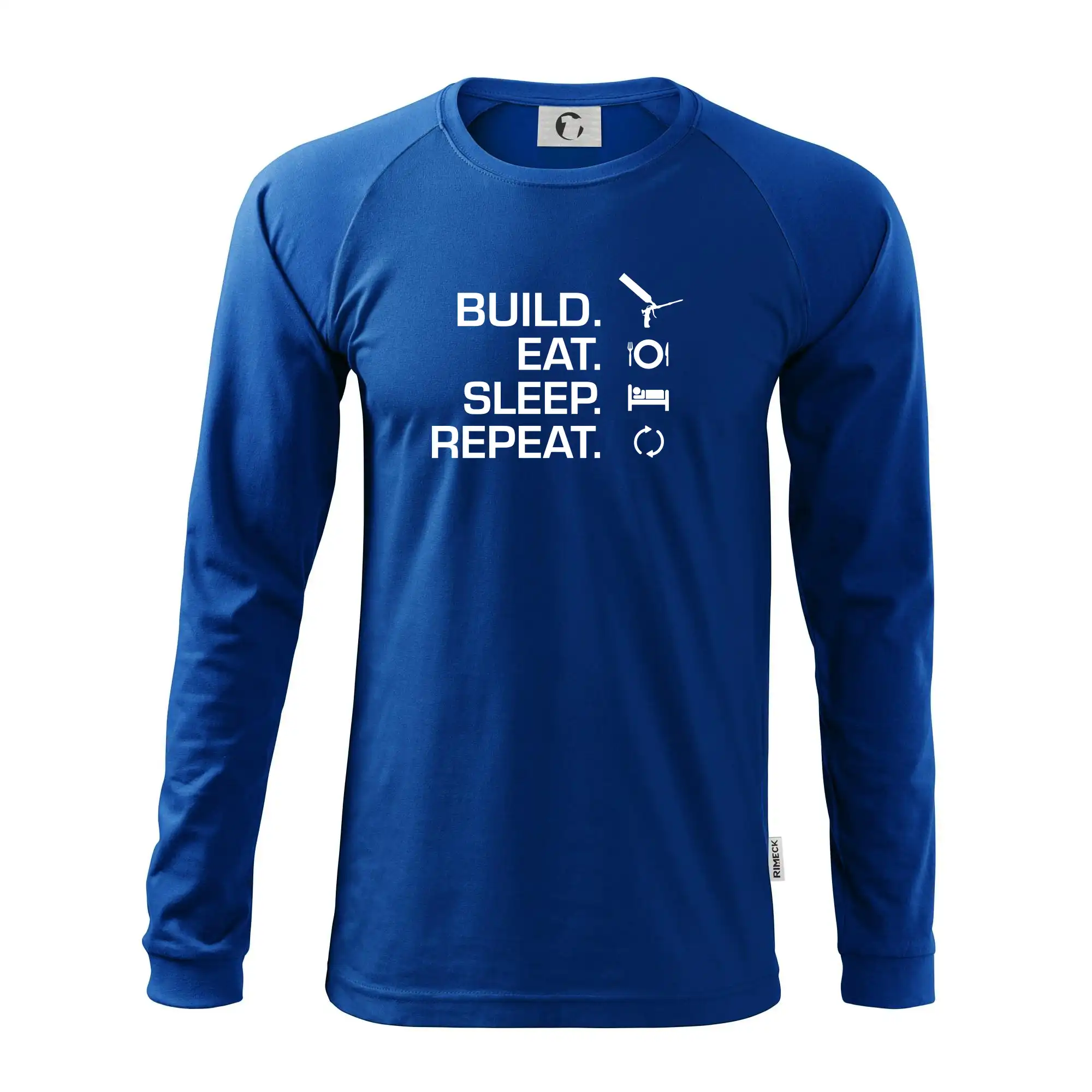Build eat sleep repeat - montážní pěna