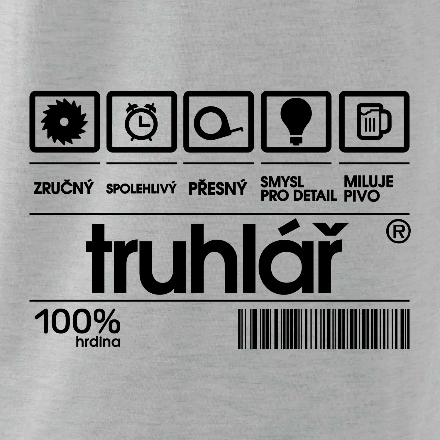 Čárový kód truhlář