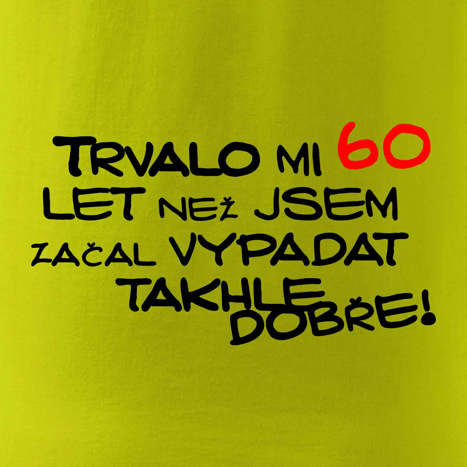 Trvalo mi 60 let než jsem začal vypadat takhle dobře