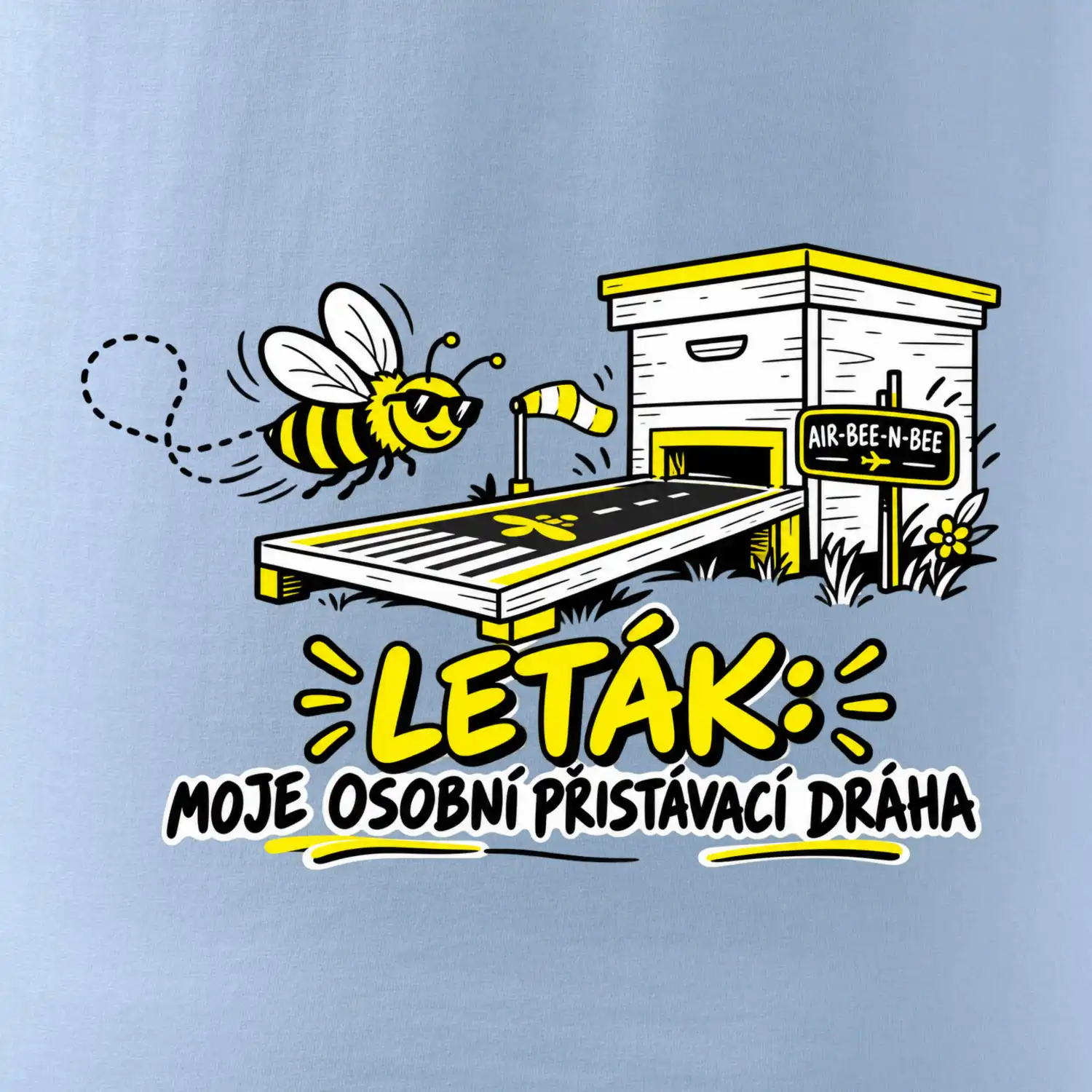 Leták moje osobní přistávací dráha