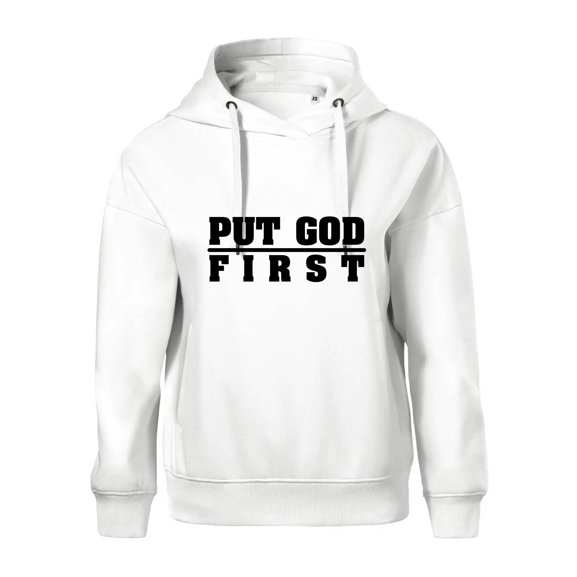 Put God first tlustý nápis