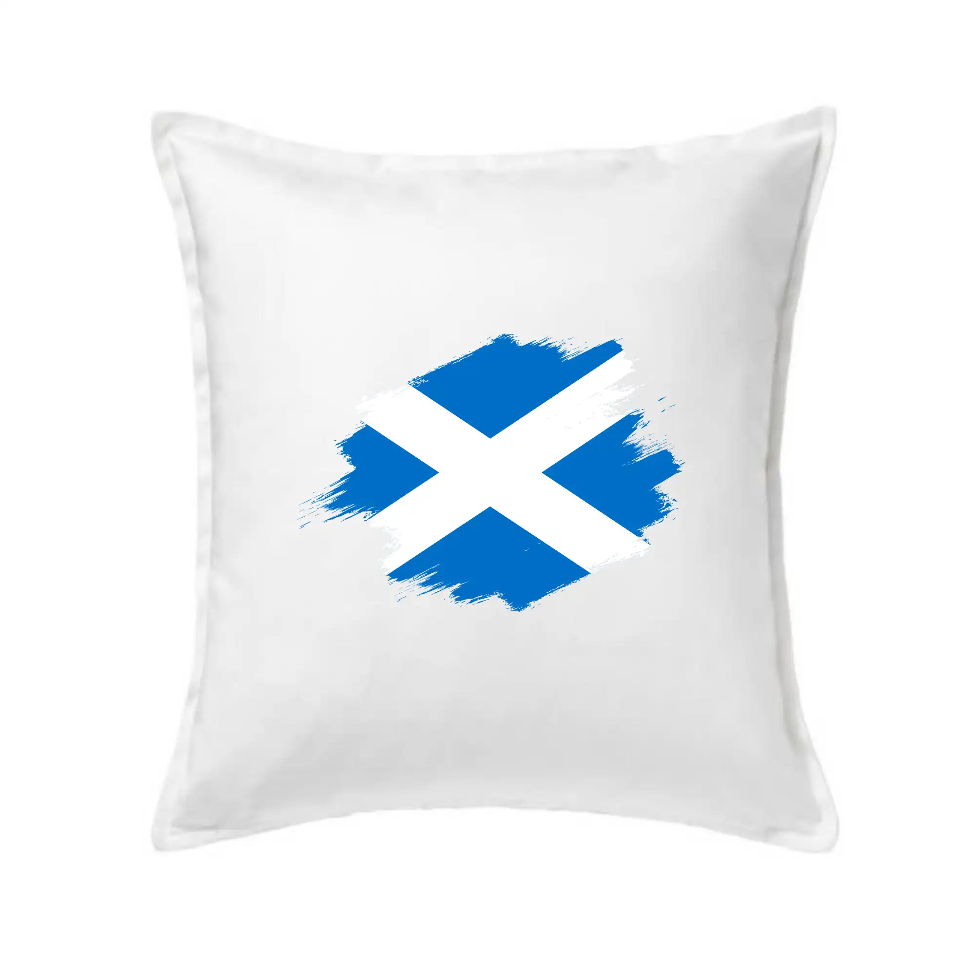 Skotská vlajka kreslená štetcem