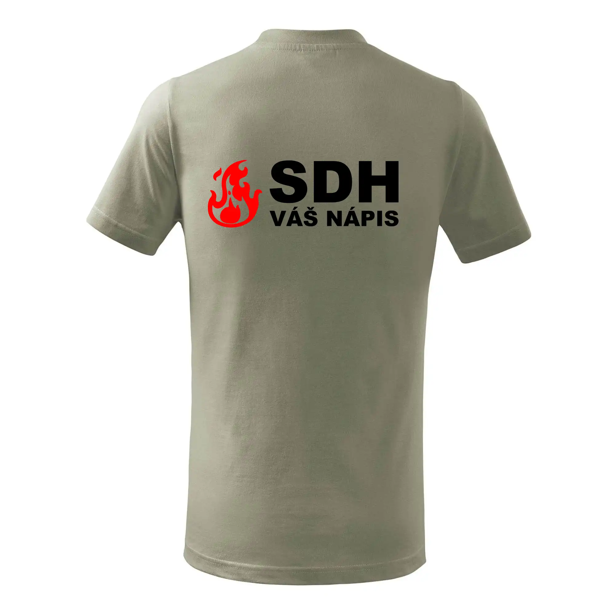 SDH nápis (oheň, firesport, název sboru - vlastní nápis)