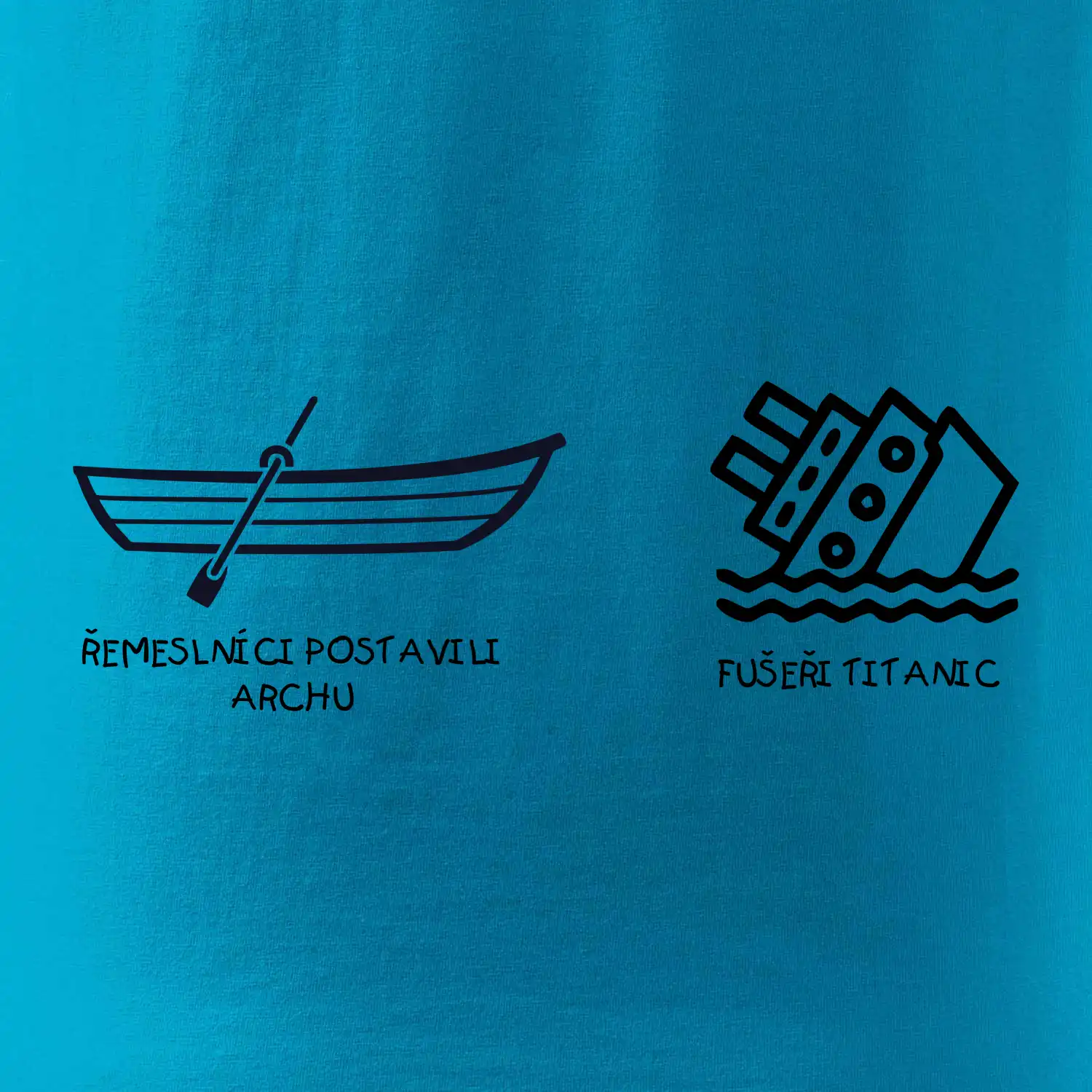 Řemeslnici postavili archu, fušeři Titanic
