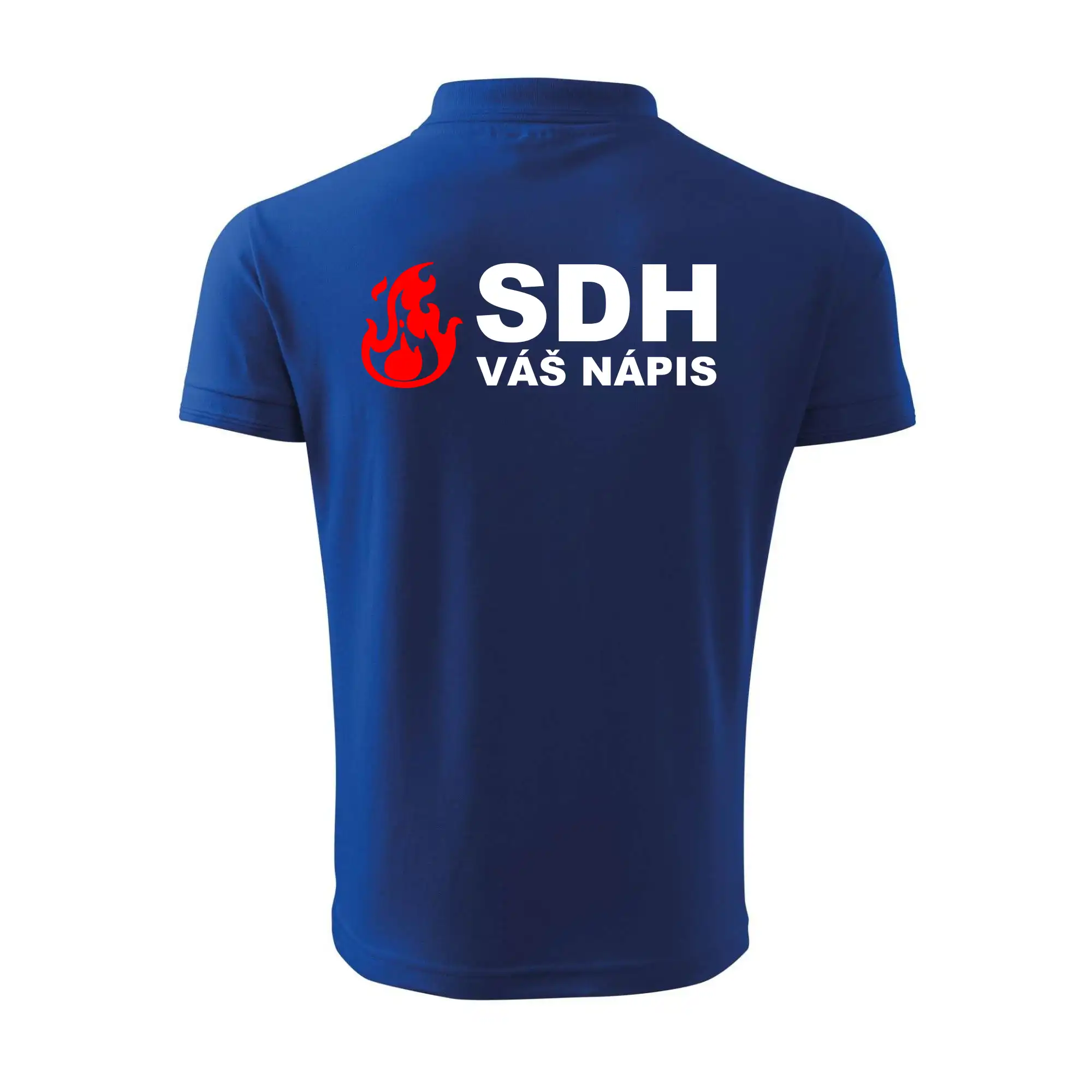 SDH nápis (oheň, název sboru - vlastní nápis)