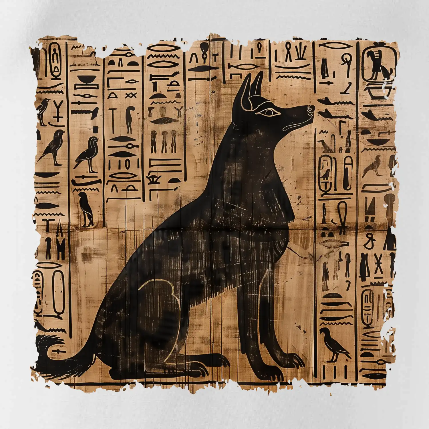 Egyptské hieroglyfy pes