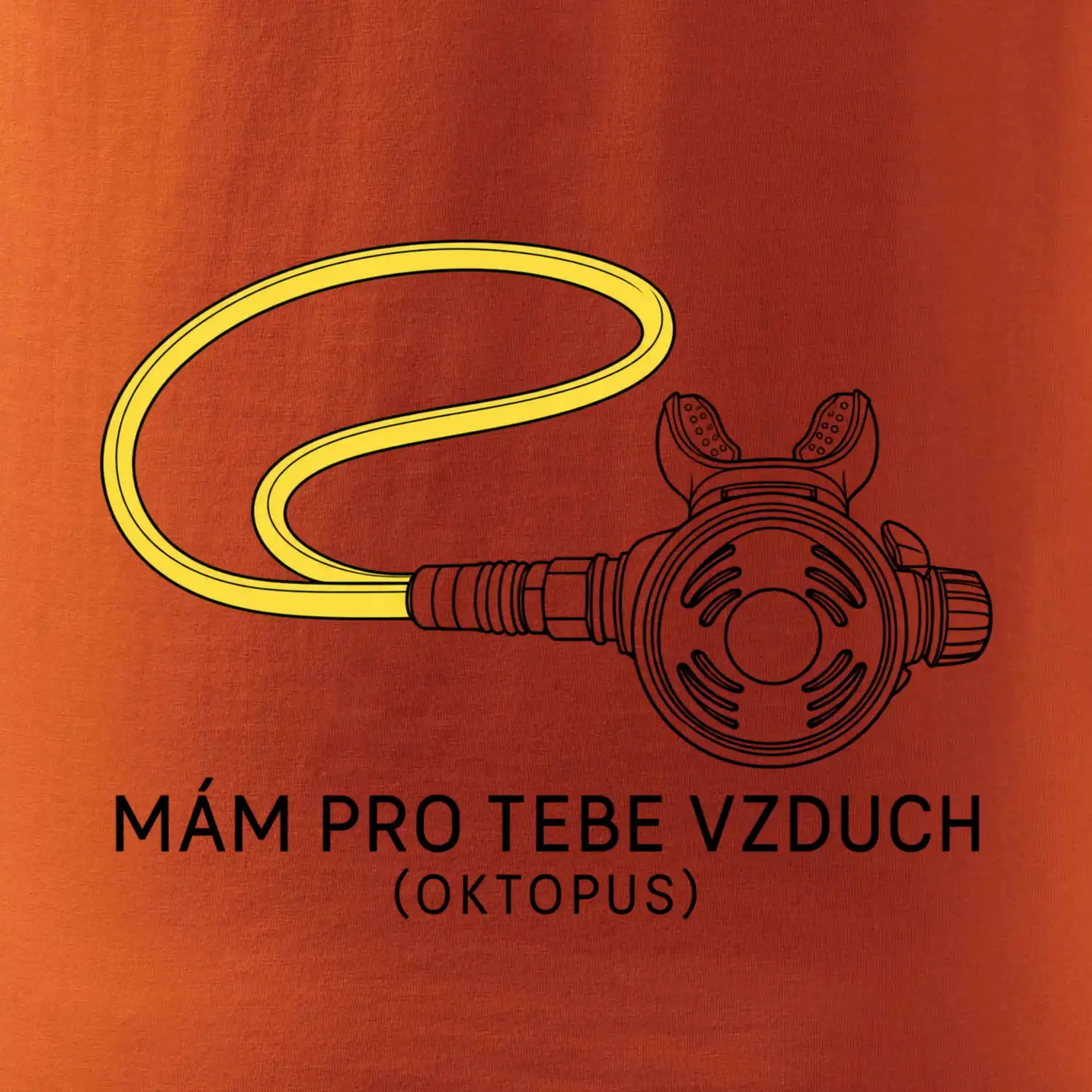 Mám pro tebe vzduch záložní regulátor se žlutou hadicí