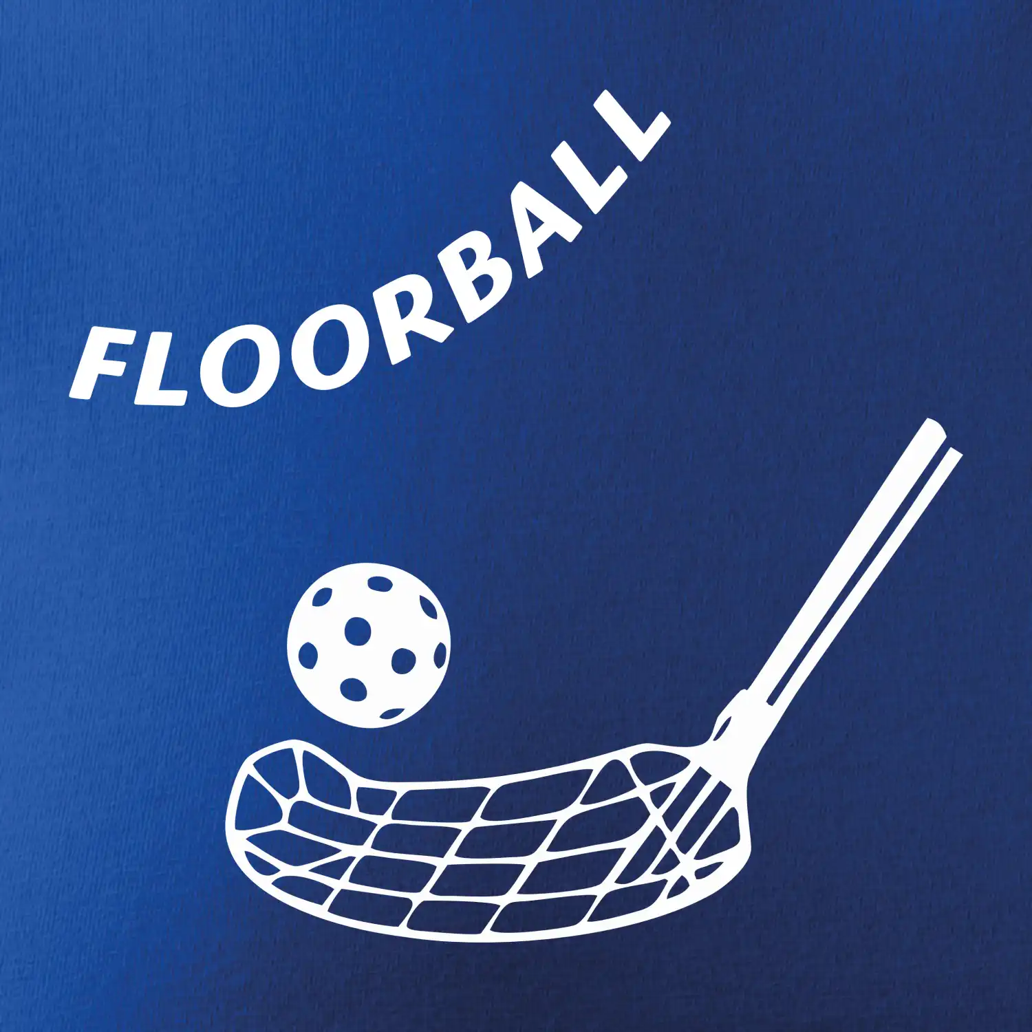 Floorball nápis šikmo