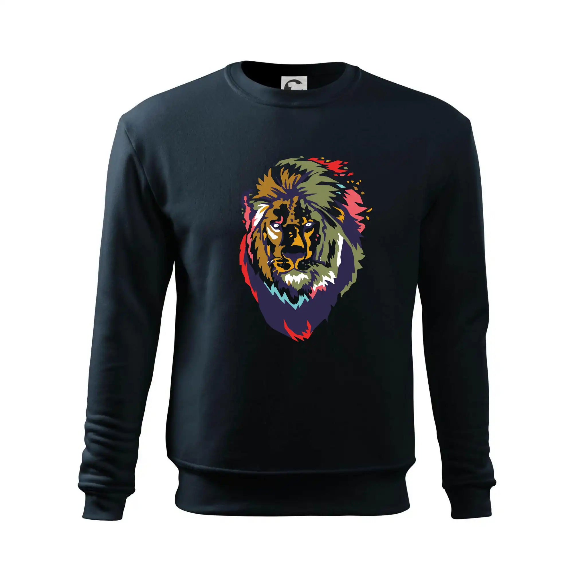 Hlava lva kreslená jednoduchá