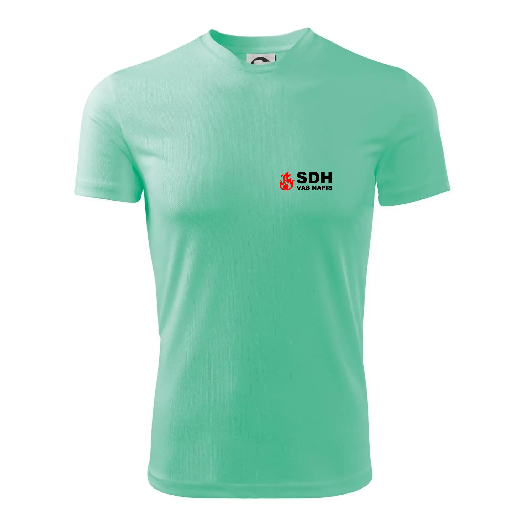 SDH nápis (oheň, název sboru - vlastní nápis)