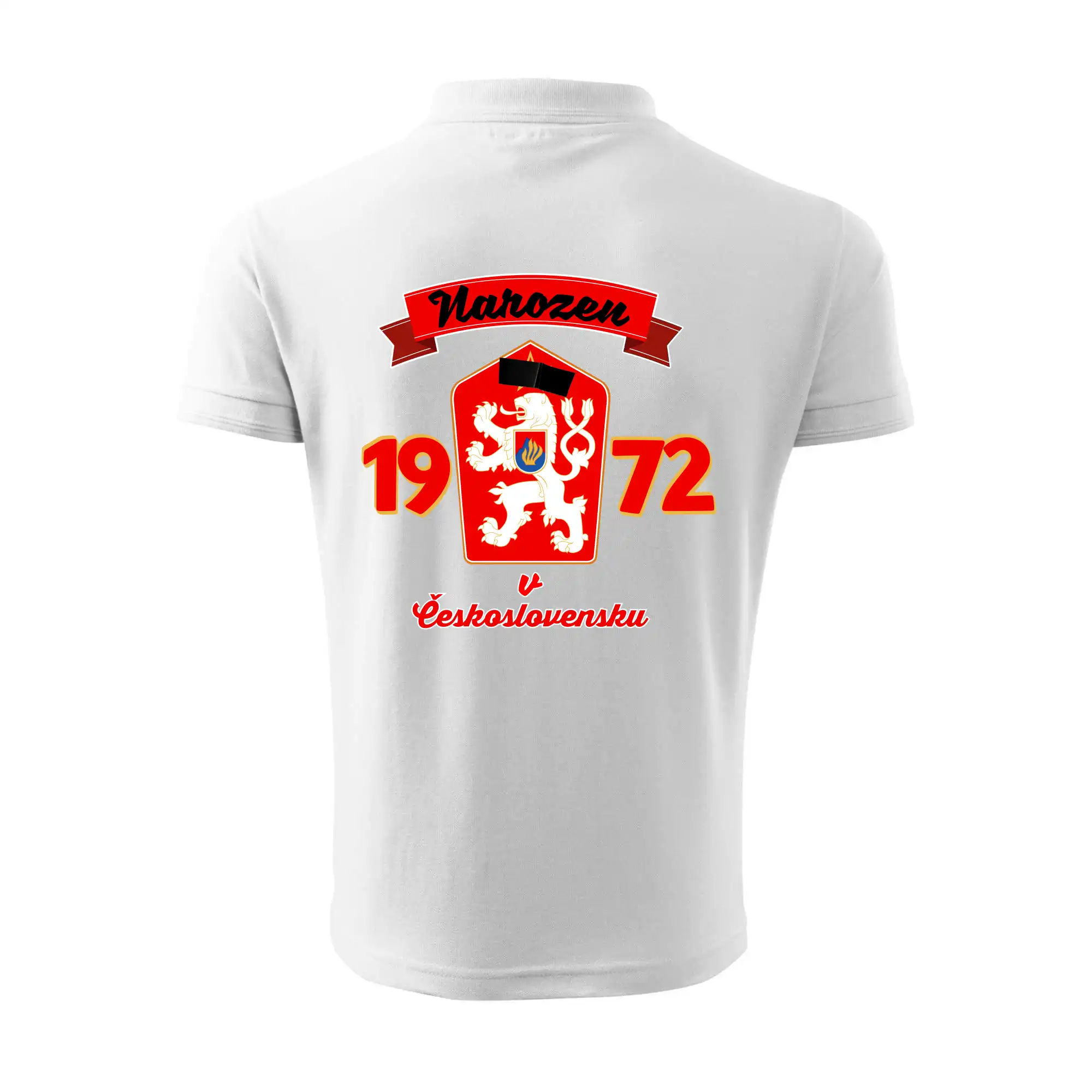 Narozen v Československu - Přelepený znak 1972