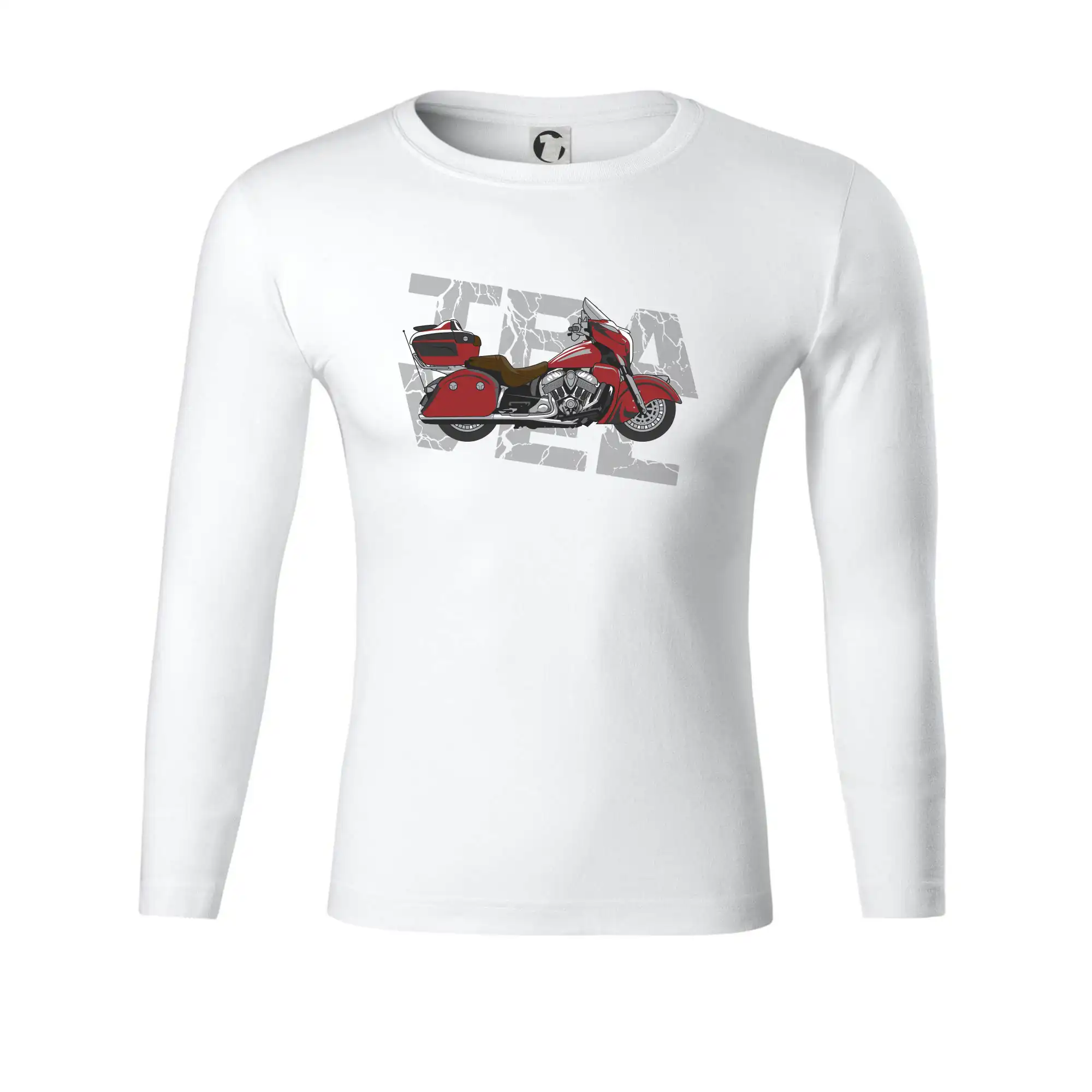 Cestovní motorka Amerika červená