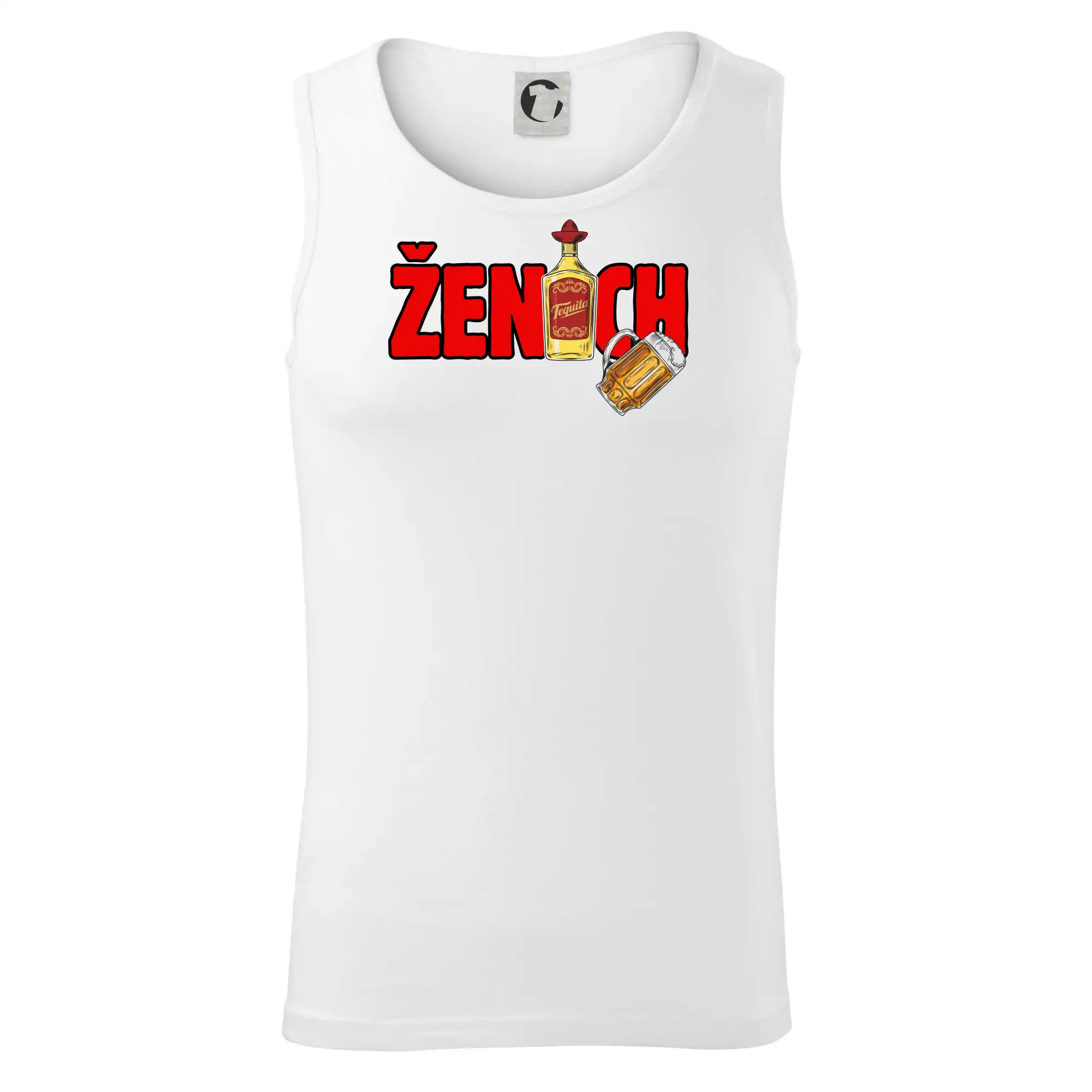 Triko na rozlučku s úkoly na zádech pro ženicha