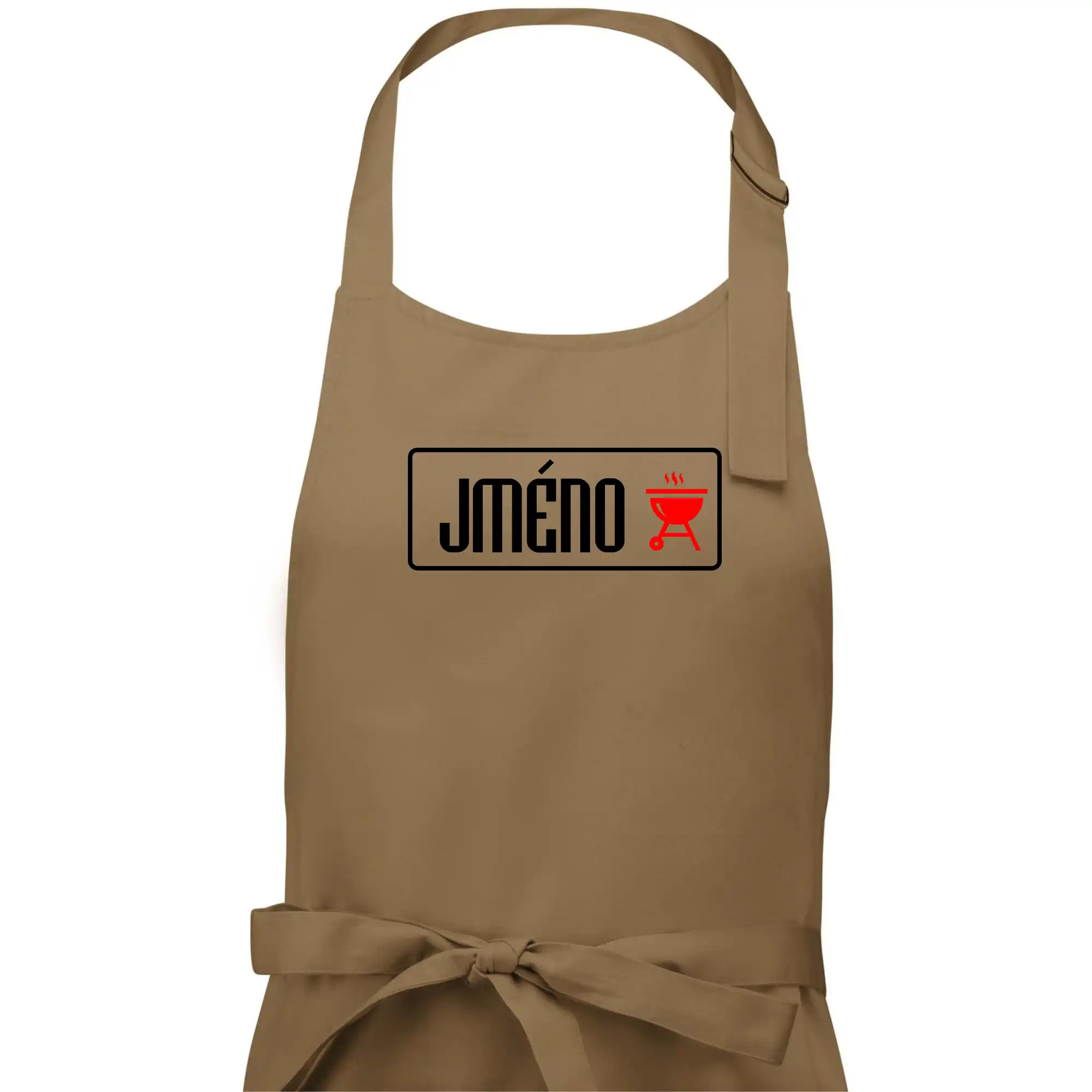 Zástěra na grilování s vlastním jménem