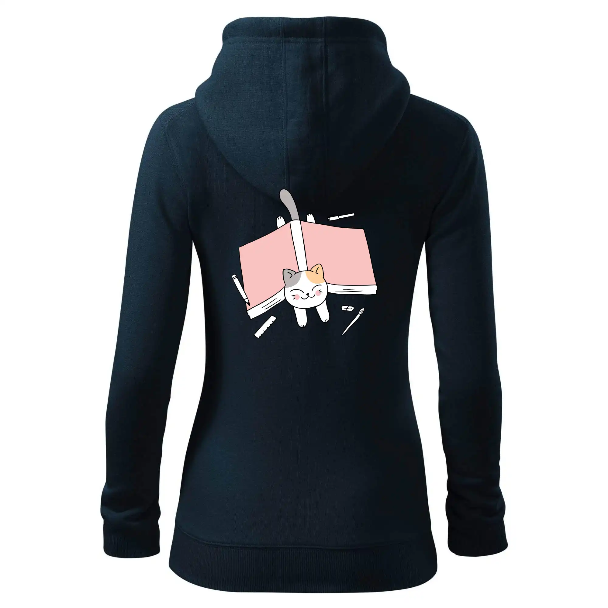 Učení na státnice kočka