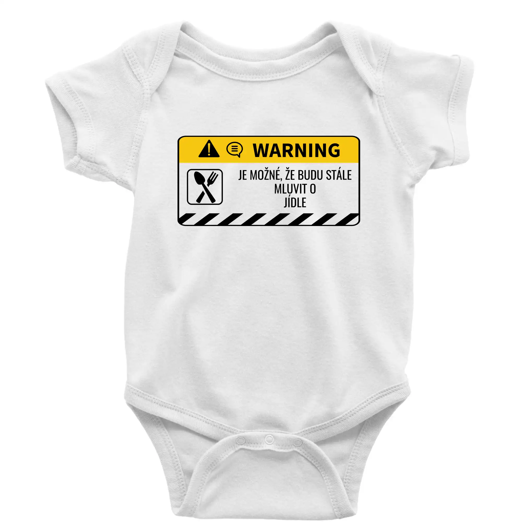 Warning mluvení - Jídlo