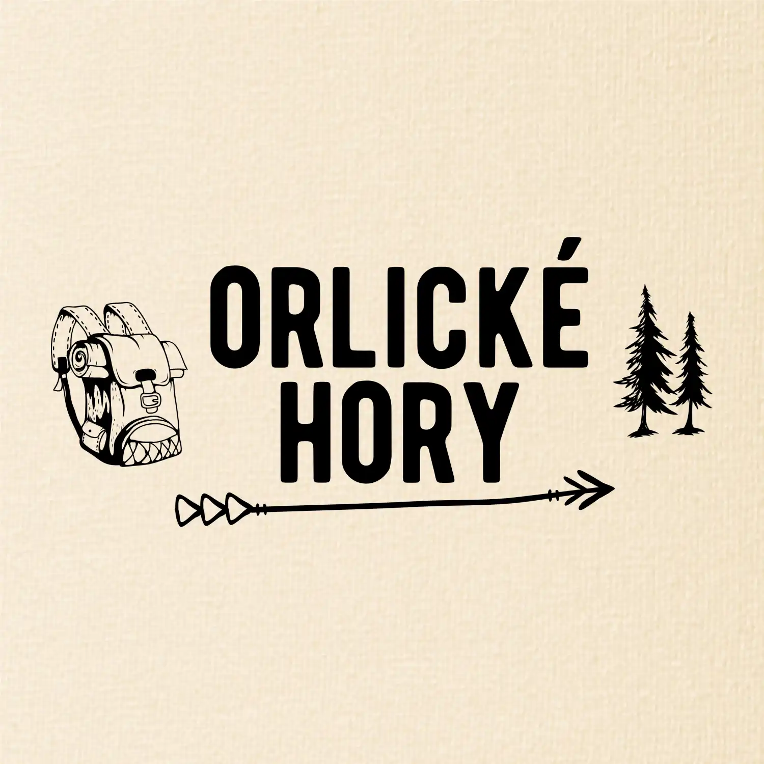 Orlické hory nápis