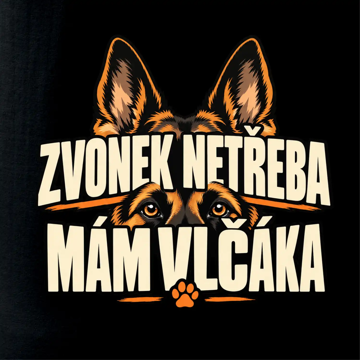 Zvonek netřeba mám vlčáka