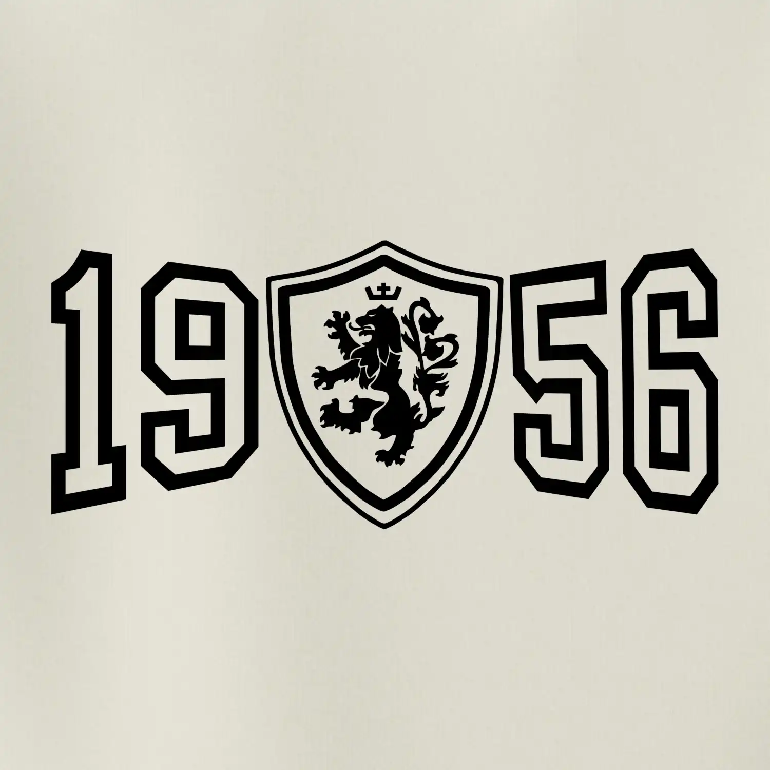 Narozeninový motiv - znak - 1956