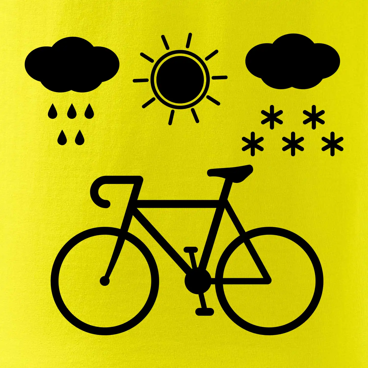 Cyklista za každého počasí