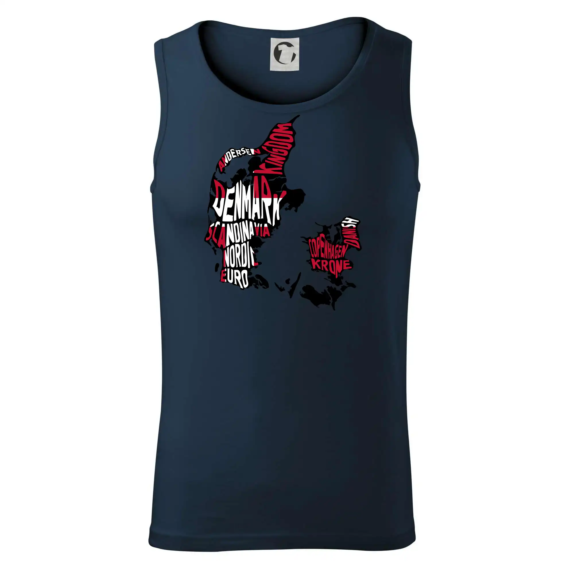 Mapy - názvy měst - Dánsko