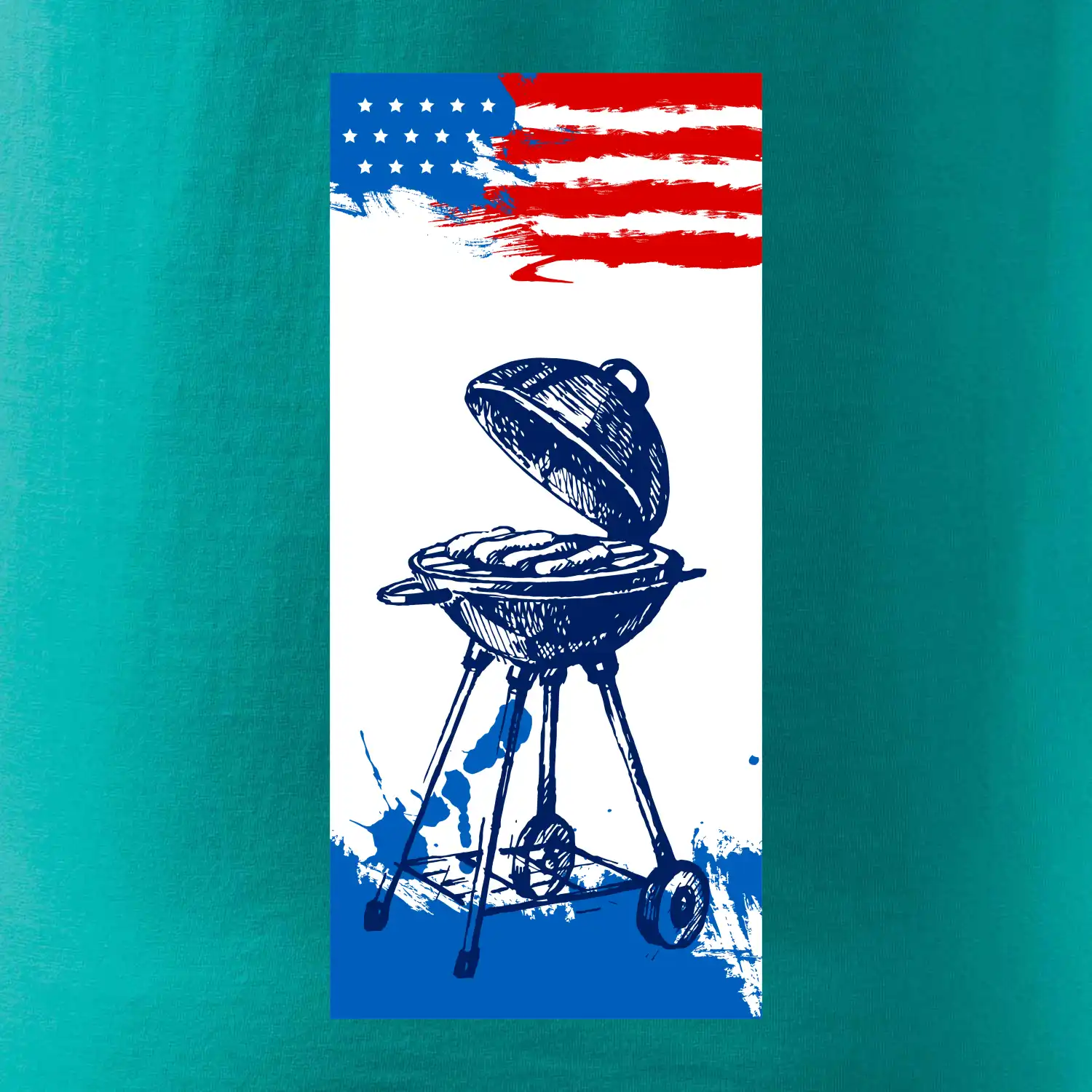 USA BBQ draw grill