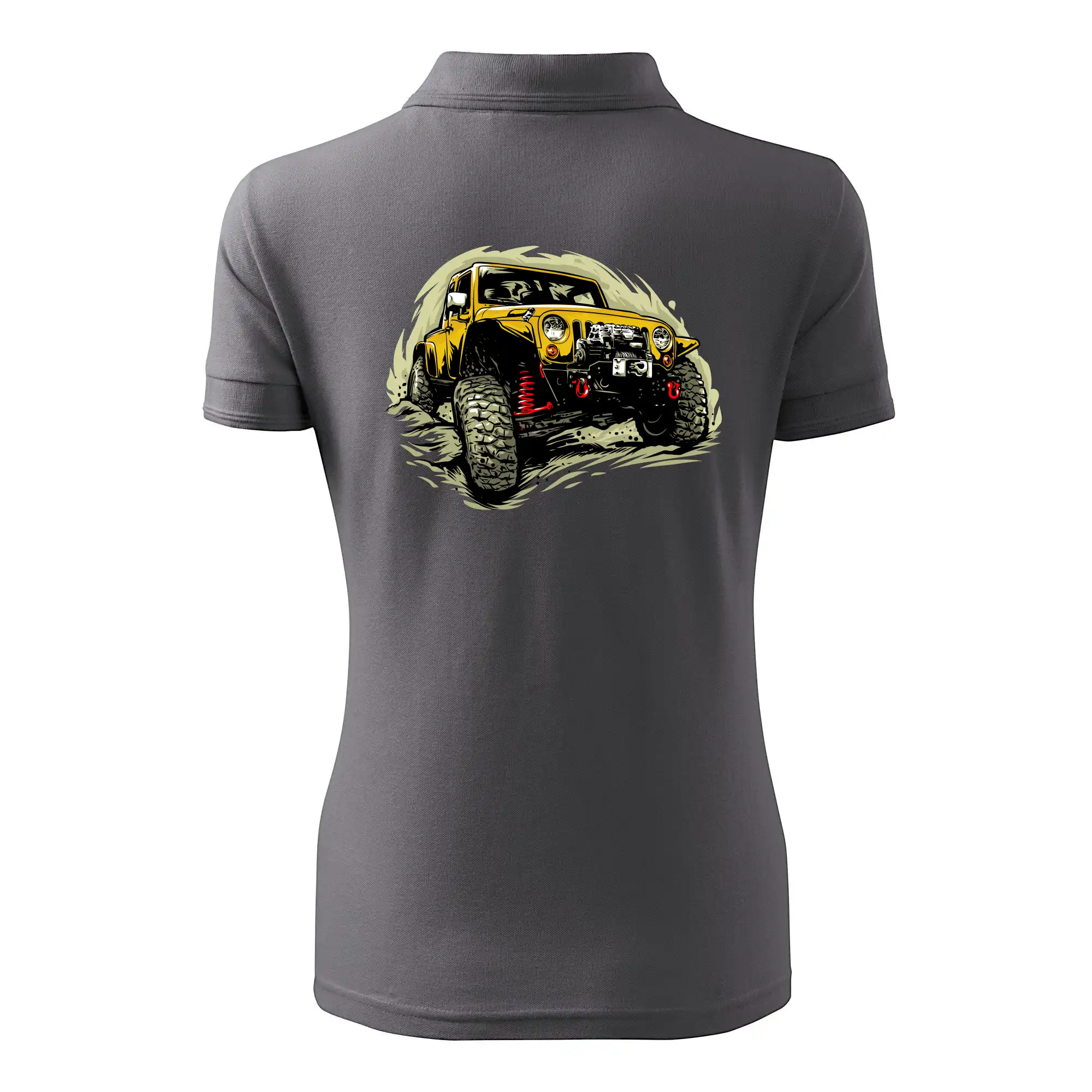 Žlutý offroad s navijákem