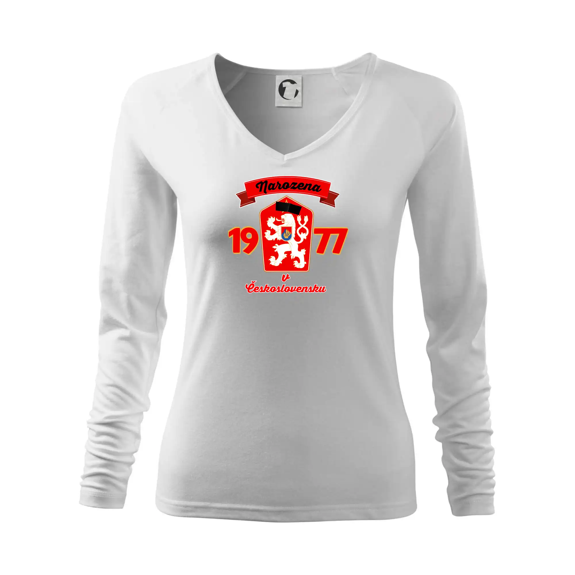 Narozena v Československu - Přelepený znak 1977