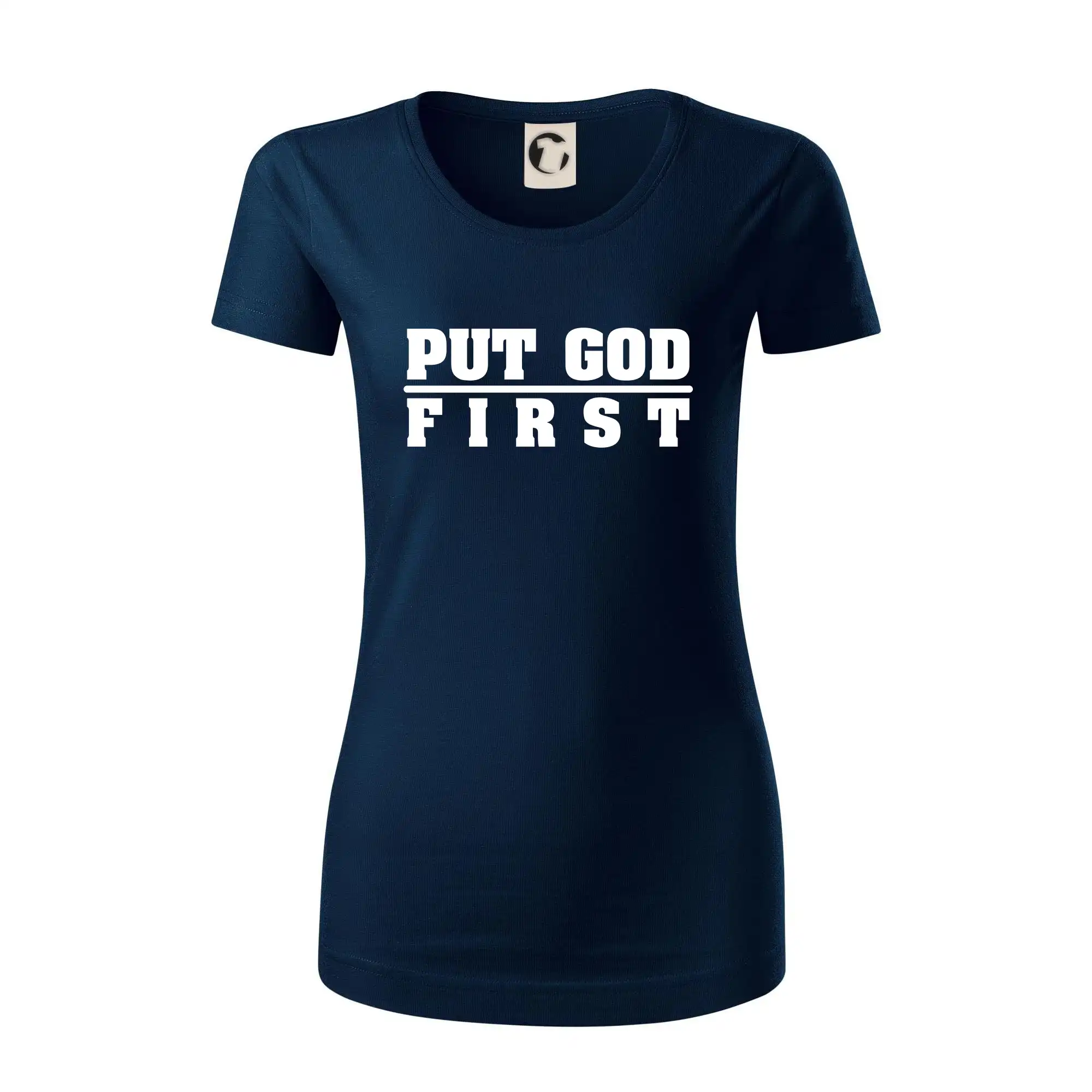 Put God first tlustý nápis