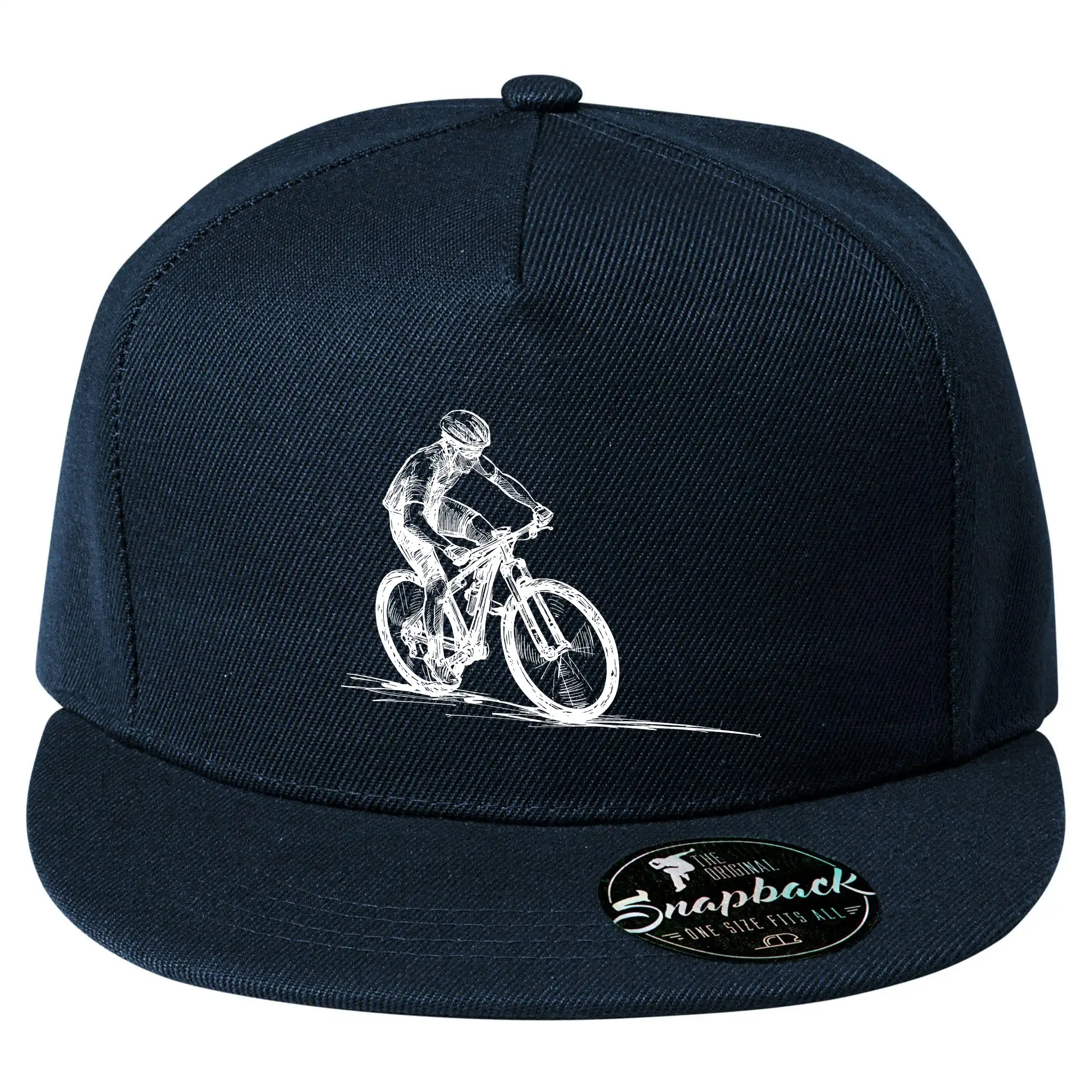 MTB kreslený cyklista