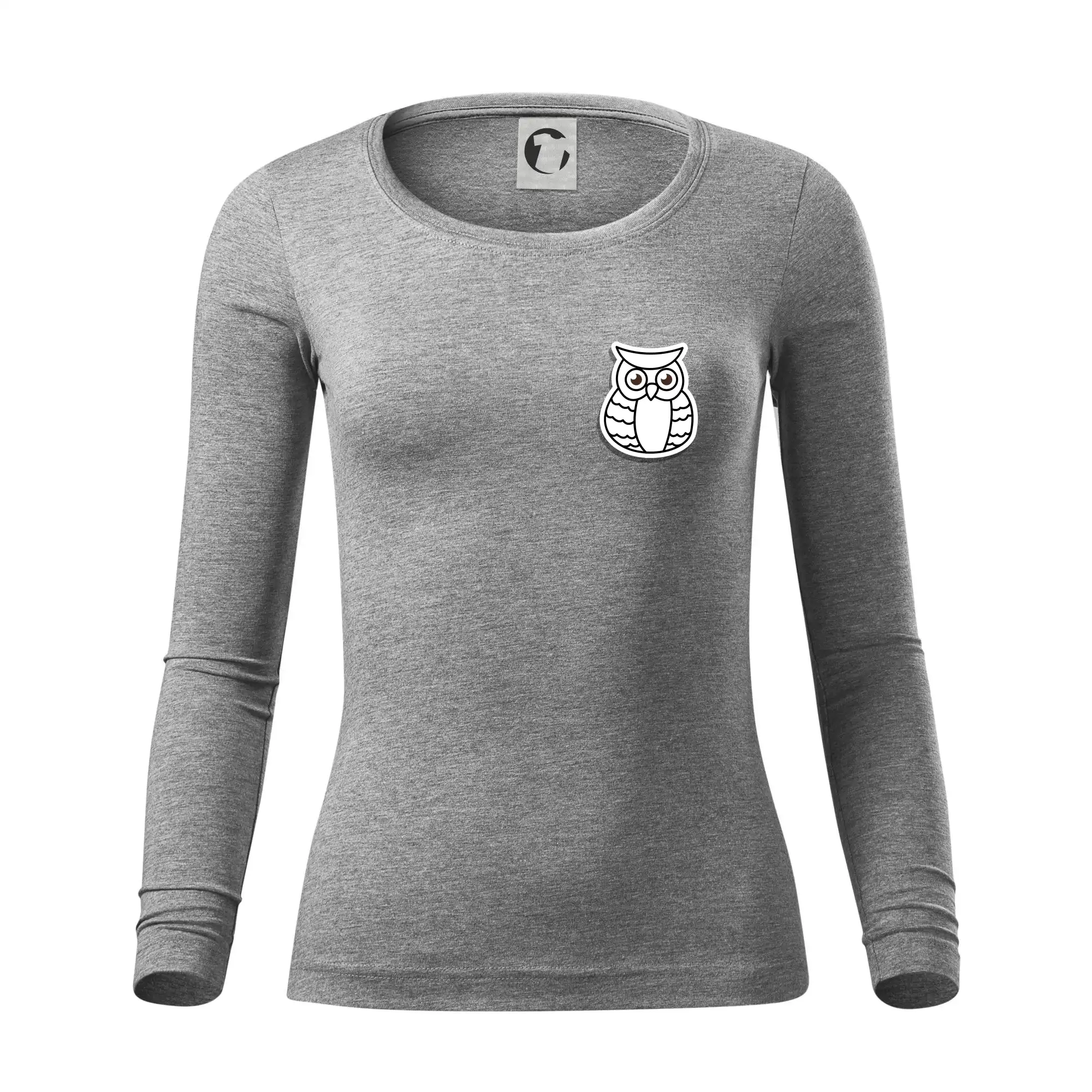 Sova kreslená na prsu