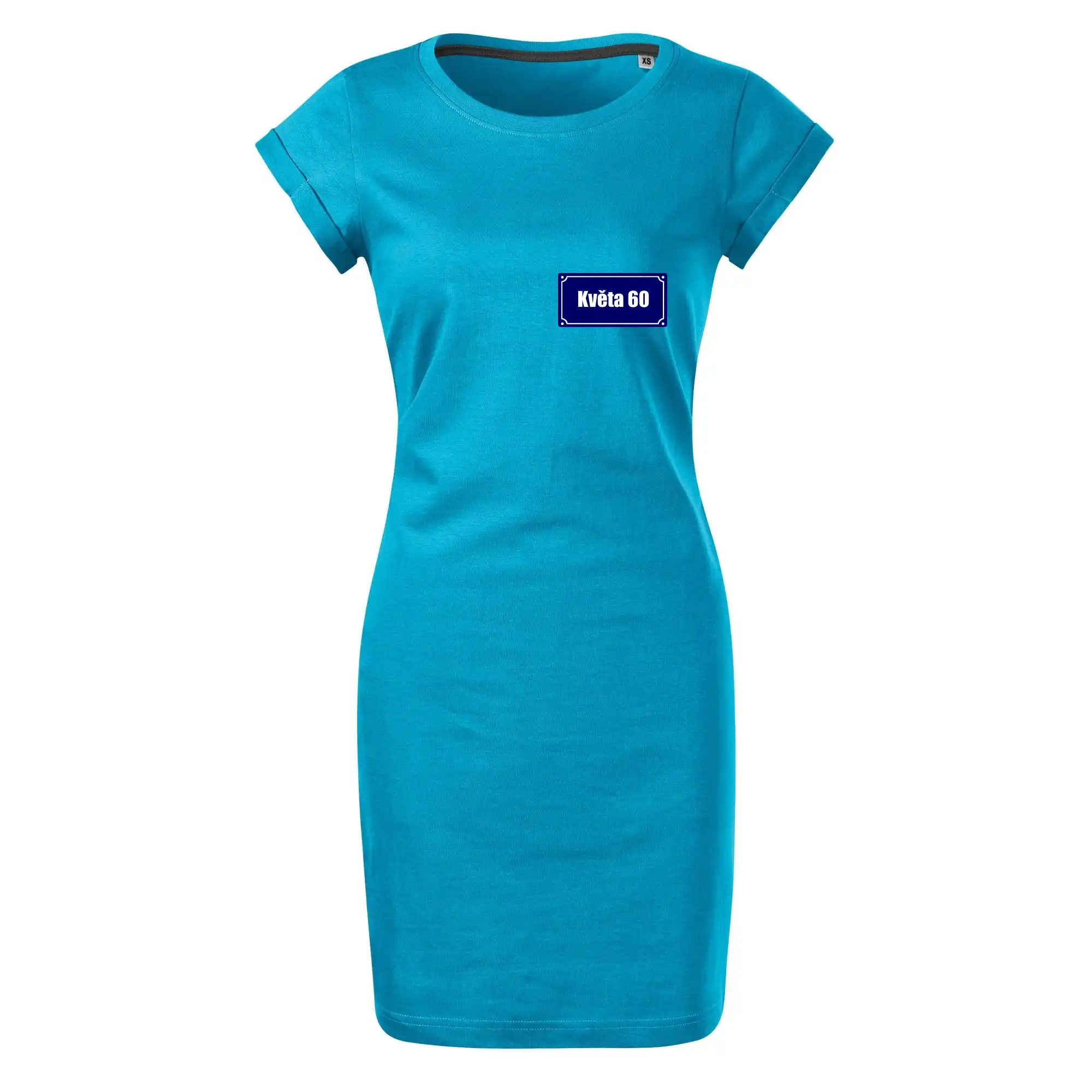 Jméno a věk - uliční cedule - modrá