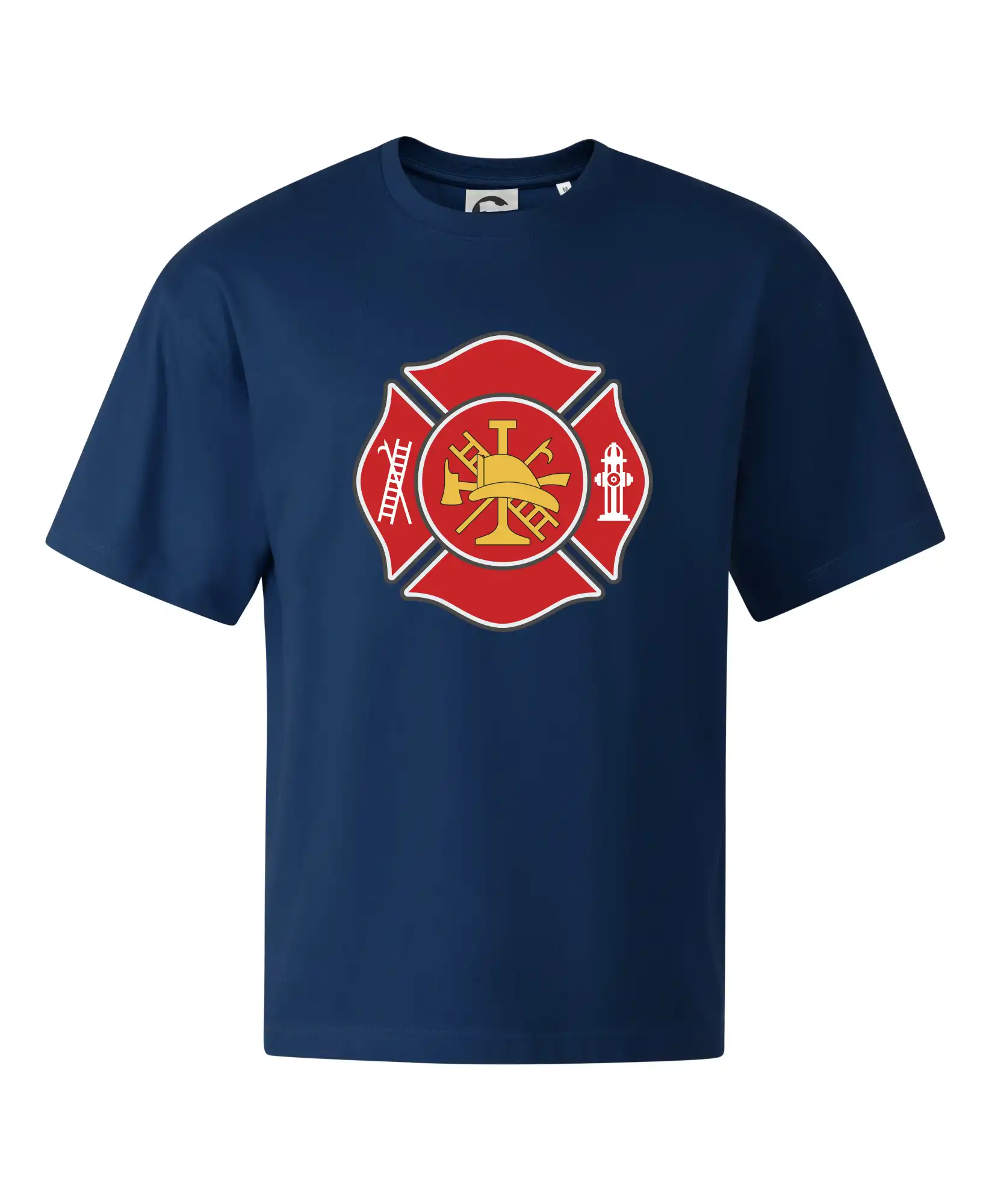 Fire department logo červené