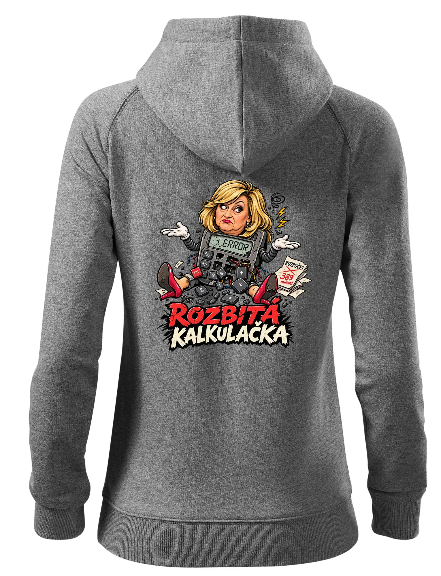 Alenka - rozbitá kalkulačka