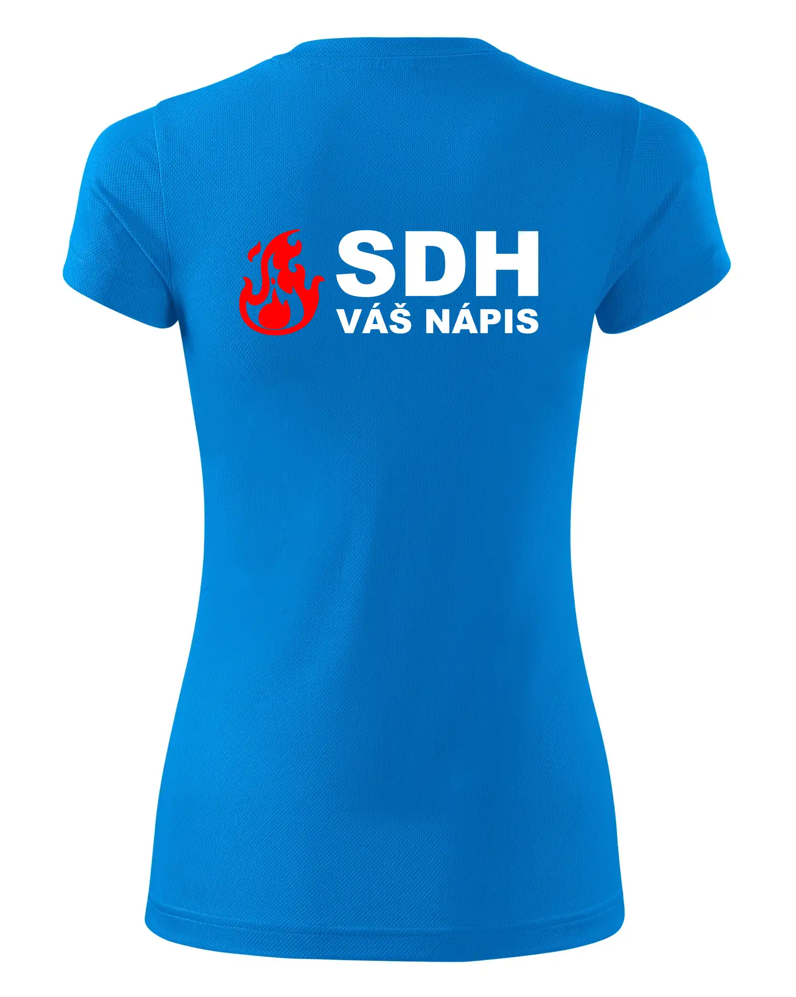 SDH nápis (oheň, název sboru - vlastní nápis)