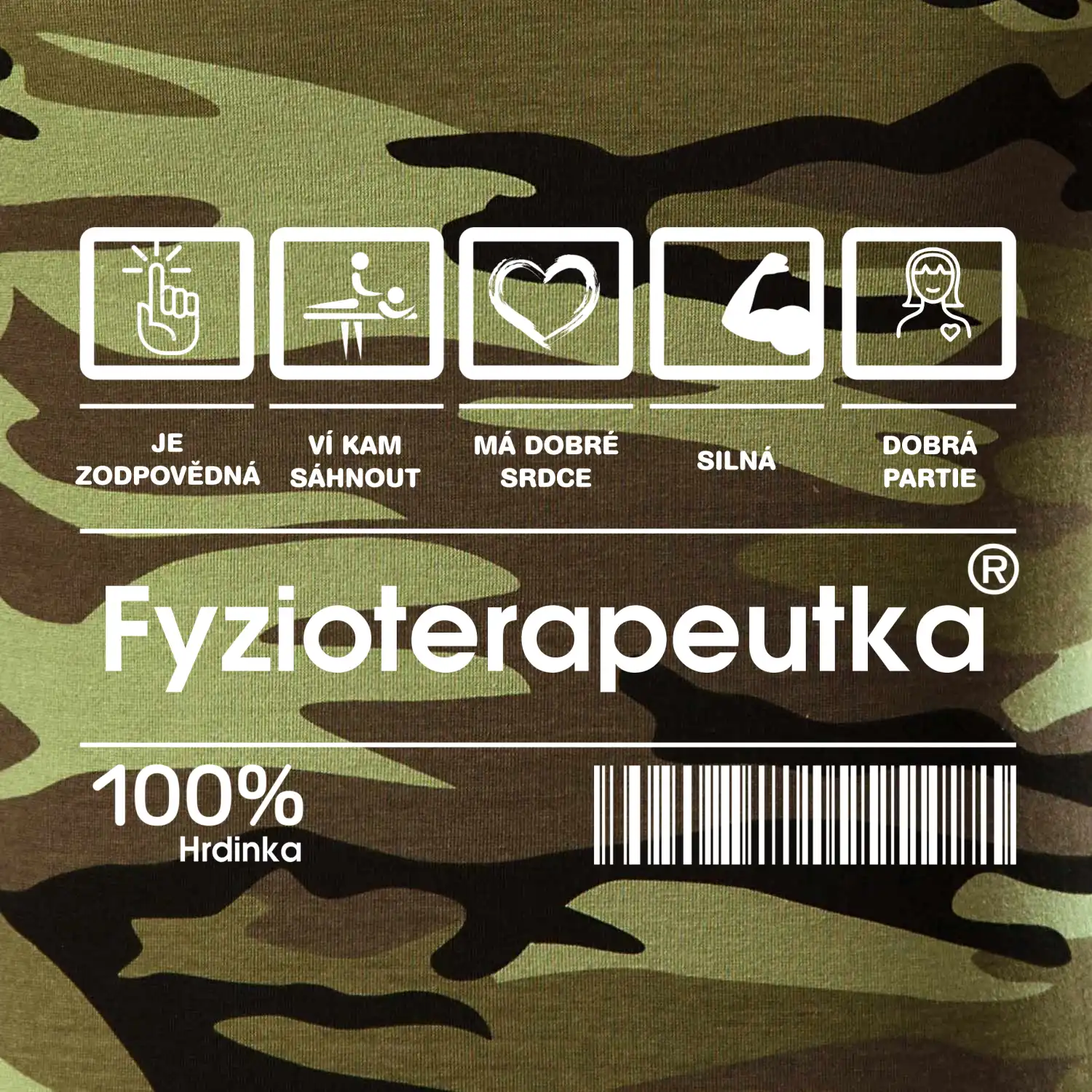 Čárový kód - Fyzioterapeutka