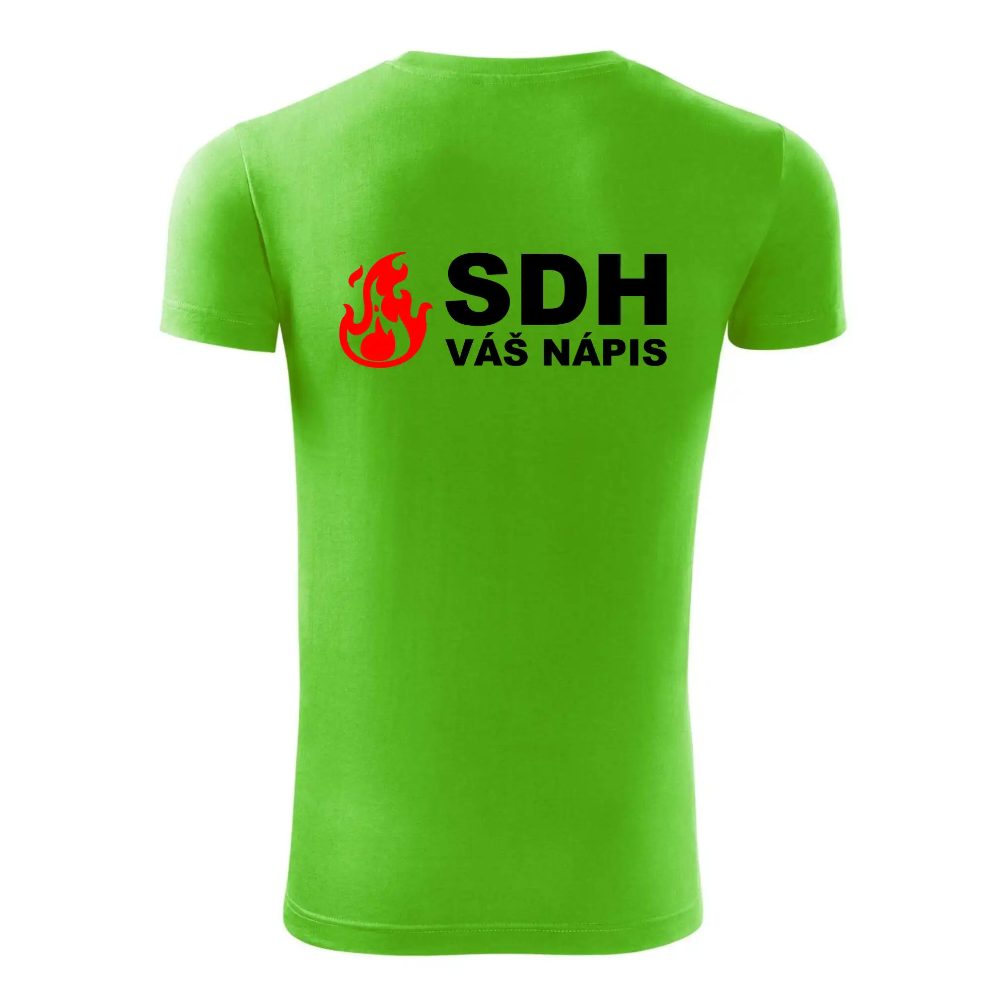 SDH nápis (oheň, firesport, název sboru - vlastní nápis)