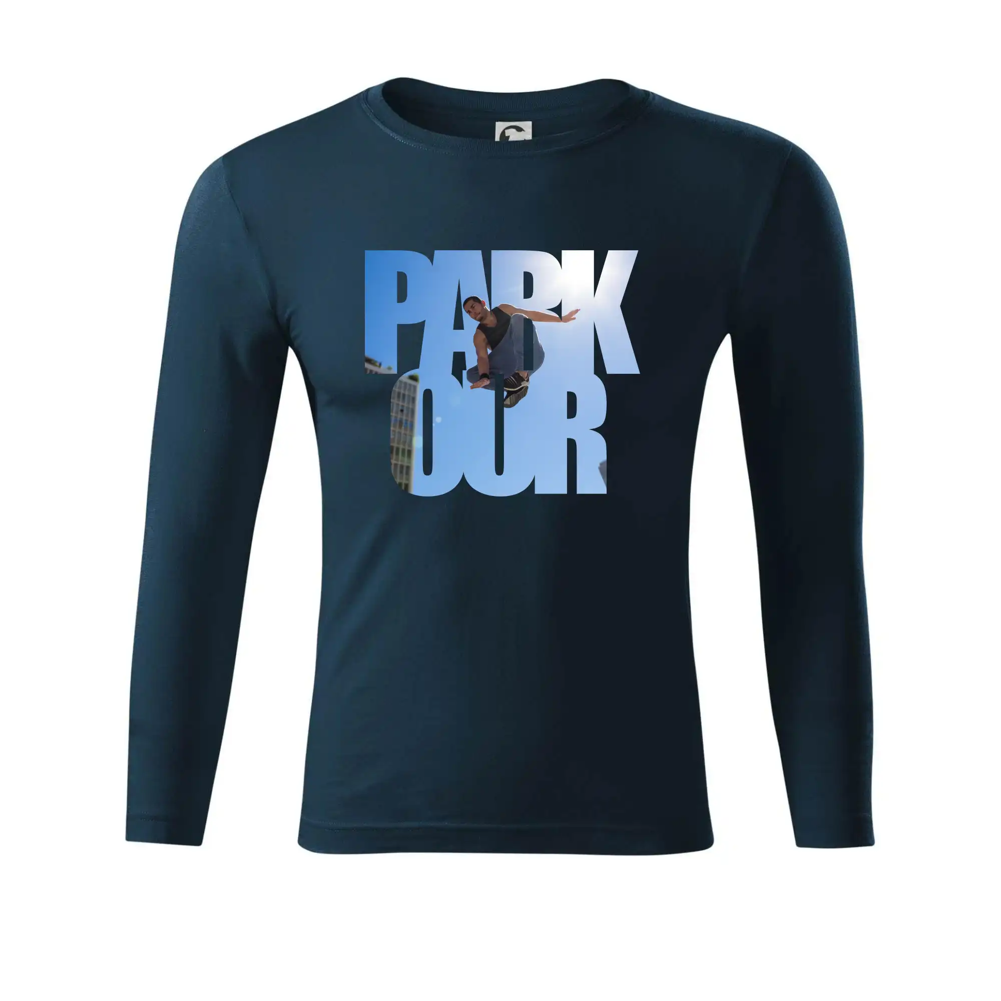 Parkour nápis nebe
