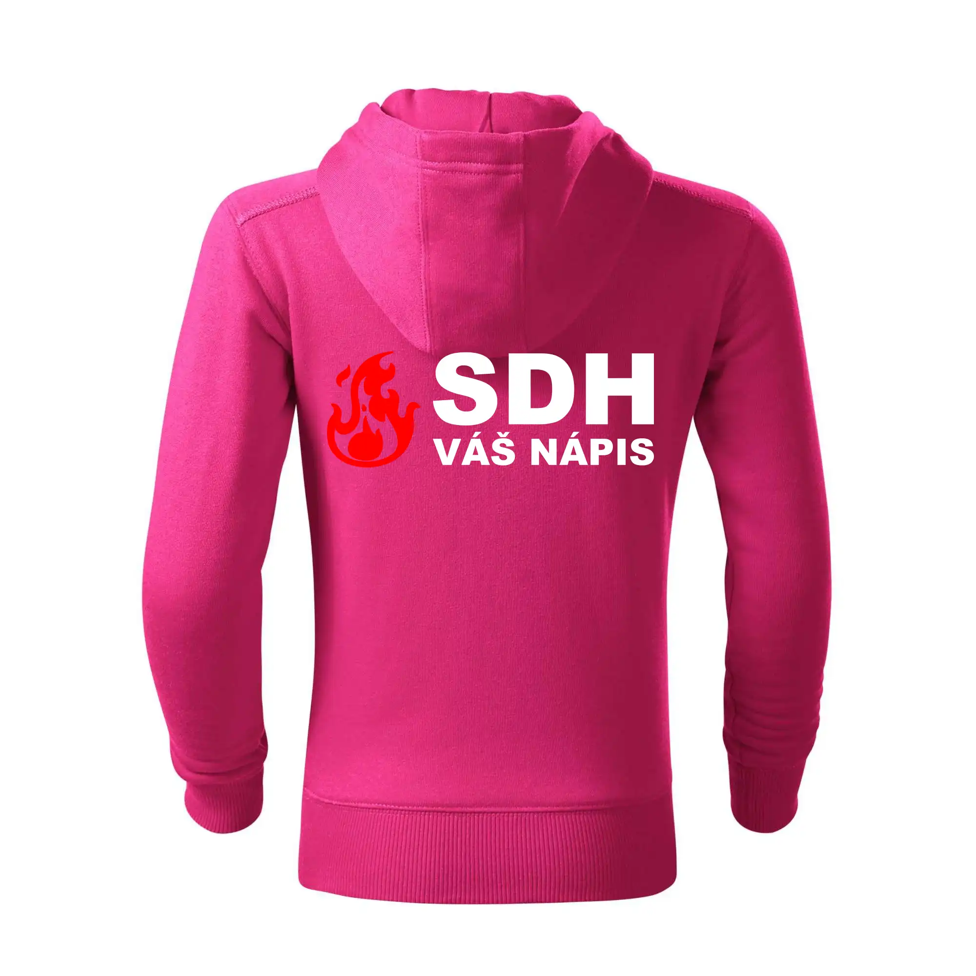 SDH nápis (oheň, firesport, název sboru - vlastní nápis)