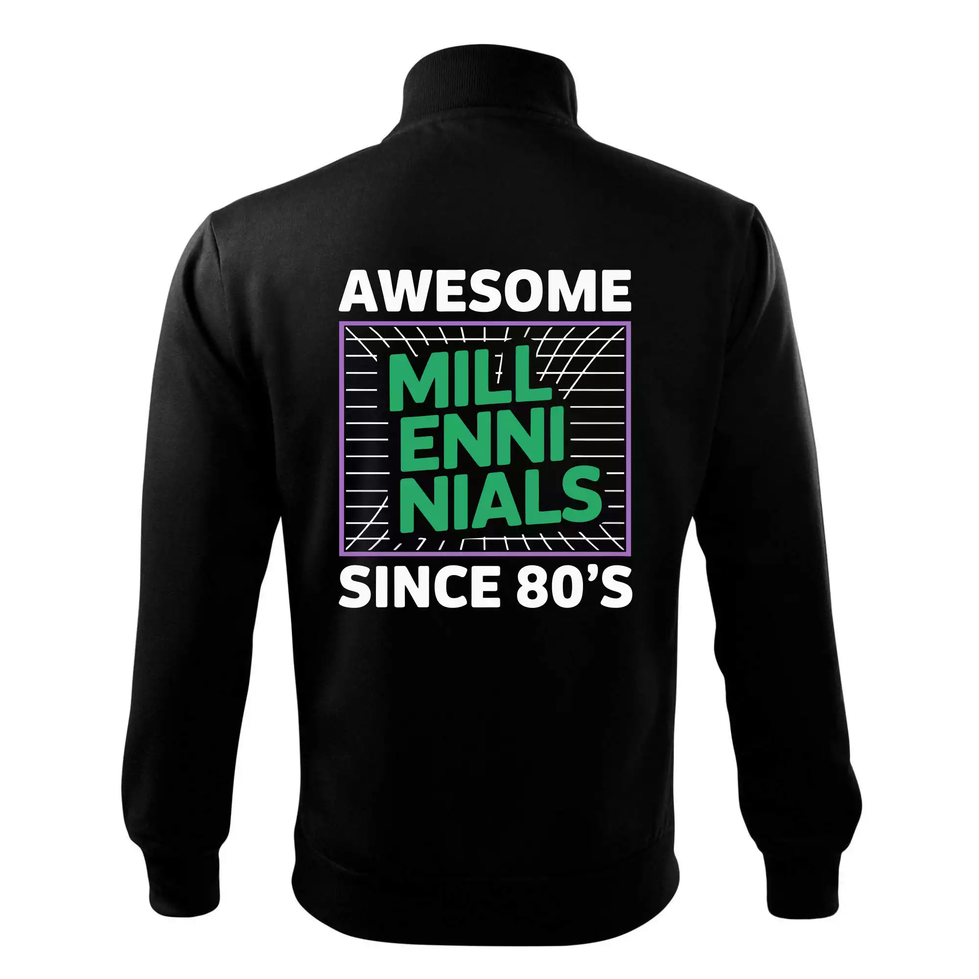 Generace Y - Zelený Awesome Millennials Since 80's